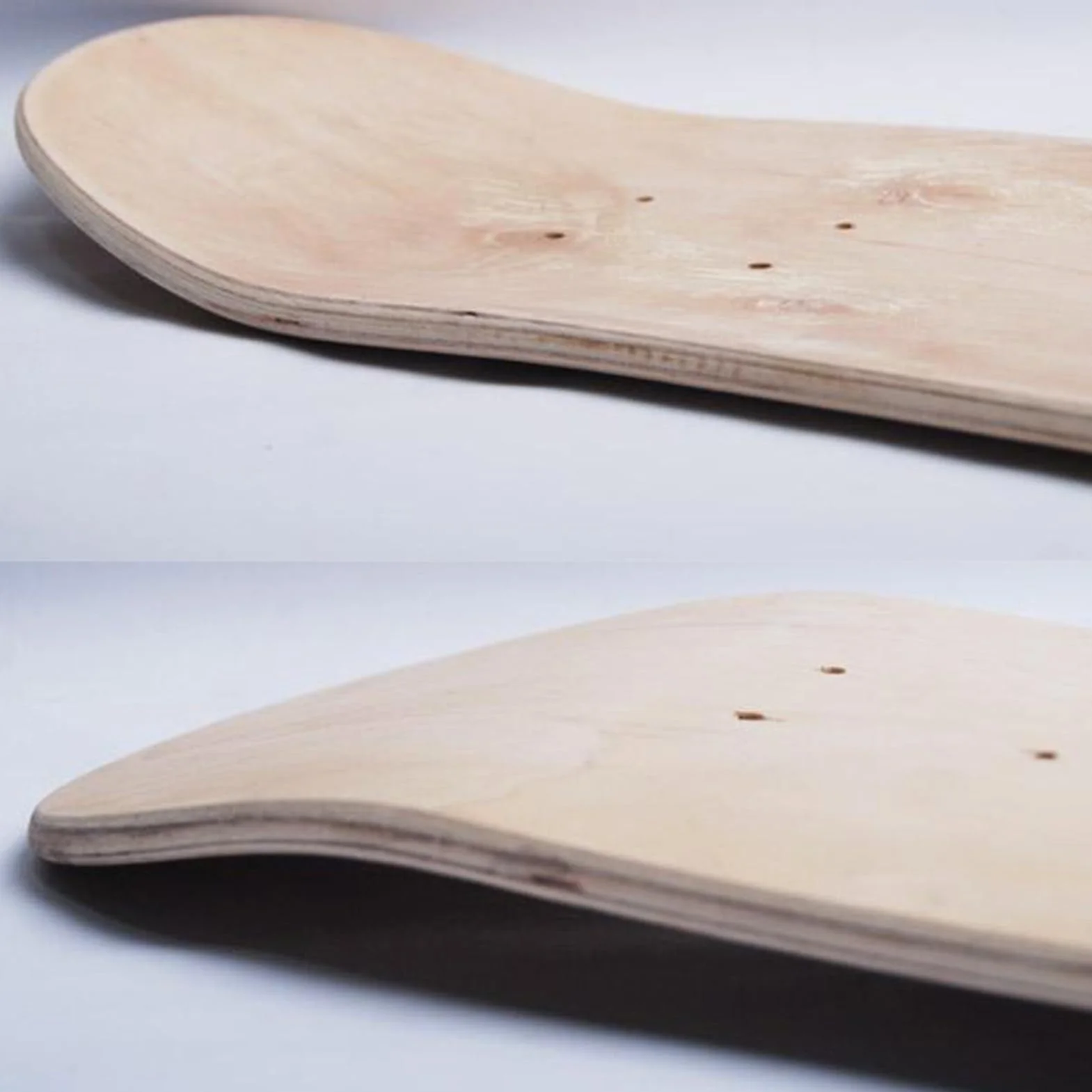 Planche à roulettes - Double concave en érable 8 couches de 8 pouces | Planche de Skate Naturel Vide, Planche de Skate Peindre DIY | Pour Les Cheats De Street Cruising, Entraînement