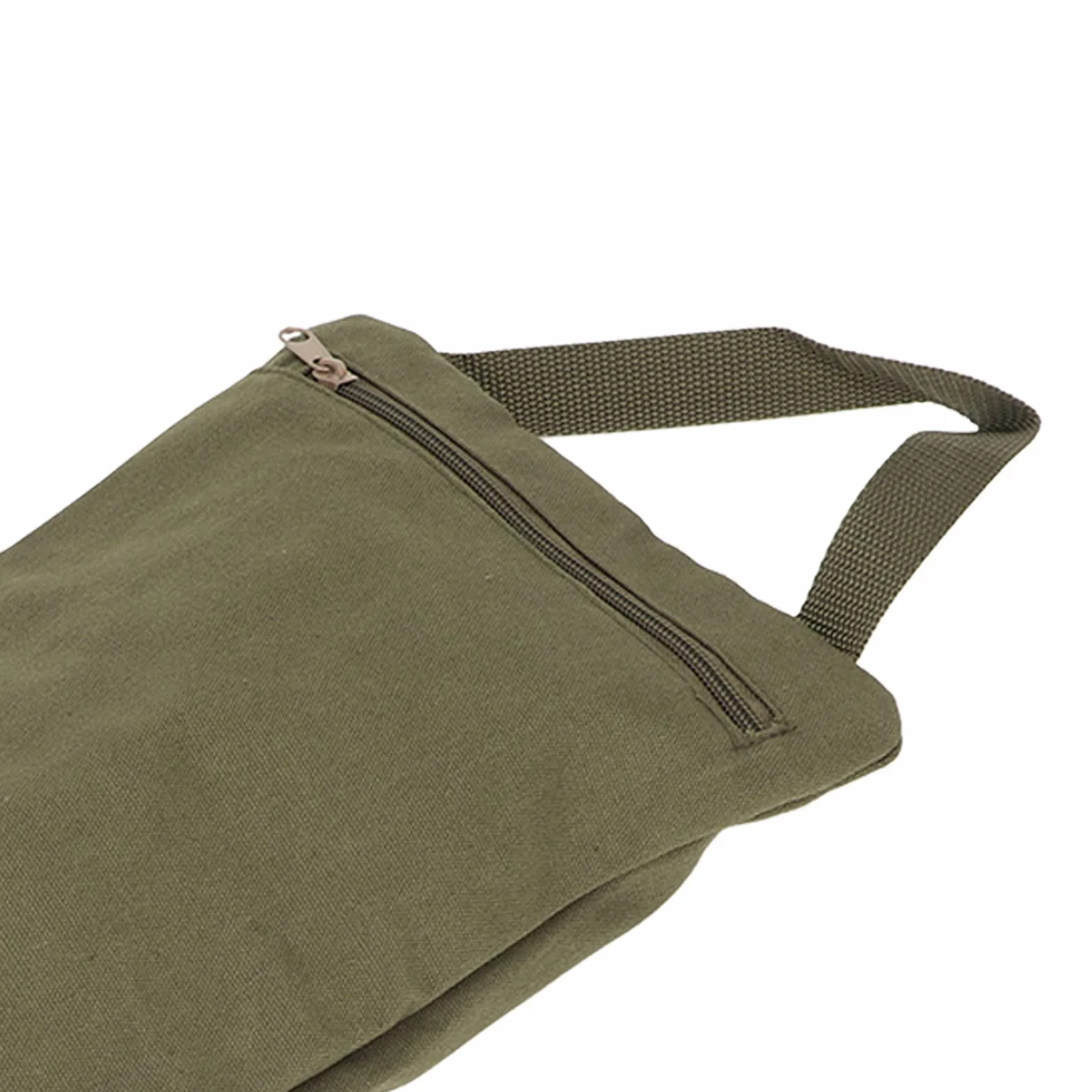 Sac de Sable de Yoga, Sacs de Sable de Yoga Non remplis avec 2 poignées, Fermeture éclair, Sac imperméable, Sac de Sable de Yoga Ajustable pour Les Poids de Yoga et l'entraînement