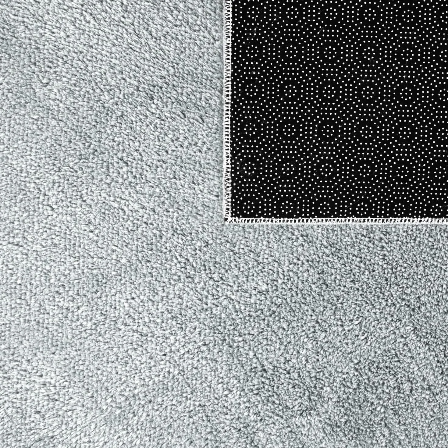 Tapis De Jeu Lavable Unis Gris 140x200 cm Enfant Fille Garcon