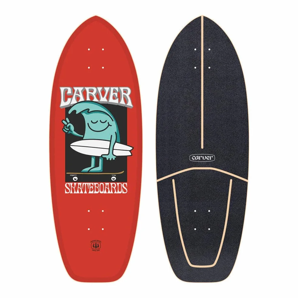 Carver Surfskate - C7 Raw 28" Wavy Davy - Couleur Raw - Taille 28 Pouces