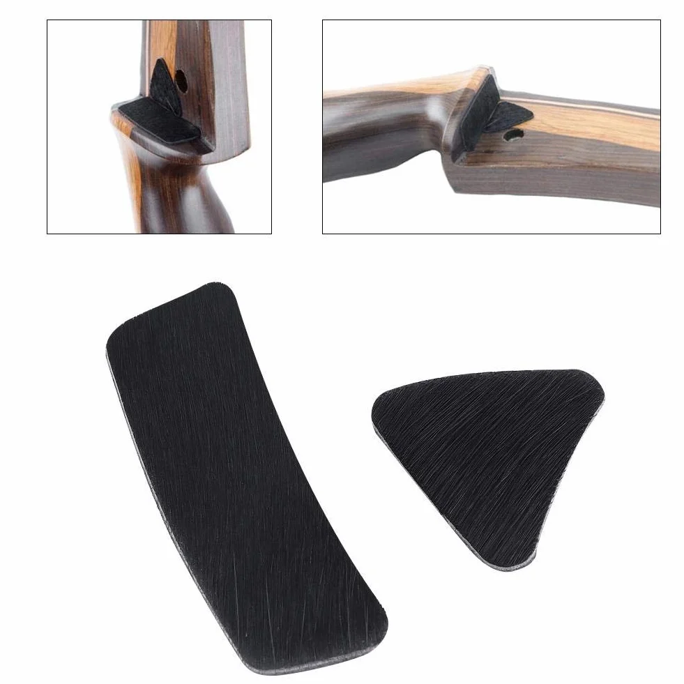 Tbest Rest adesivo, Flèche Re Pad, 2 Pcs Chasse Tir À l'arc Flèche Ree Pad Adhésif Patch Arc Recourbé Flèches Ree Autocollant