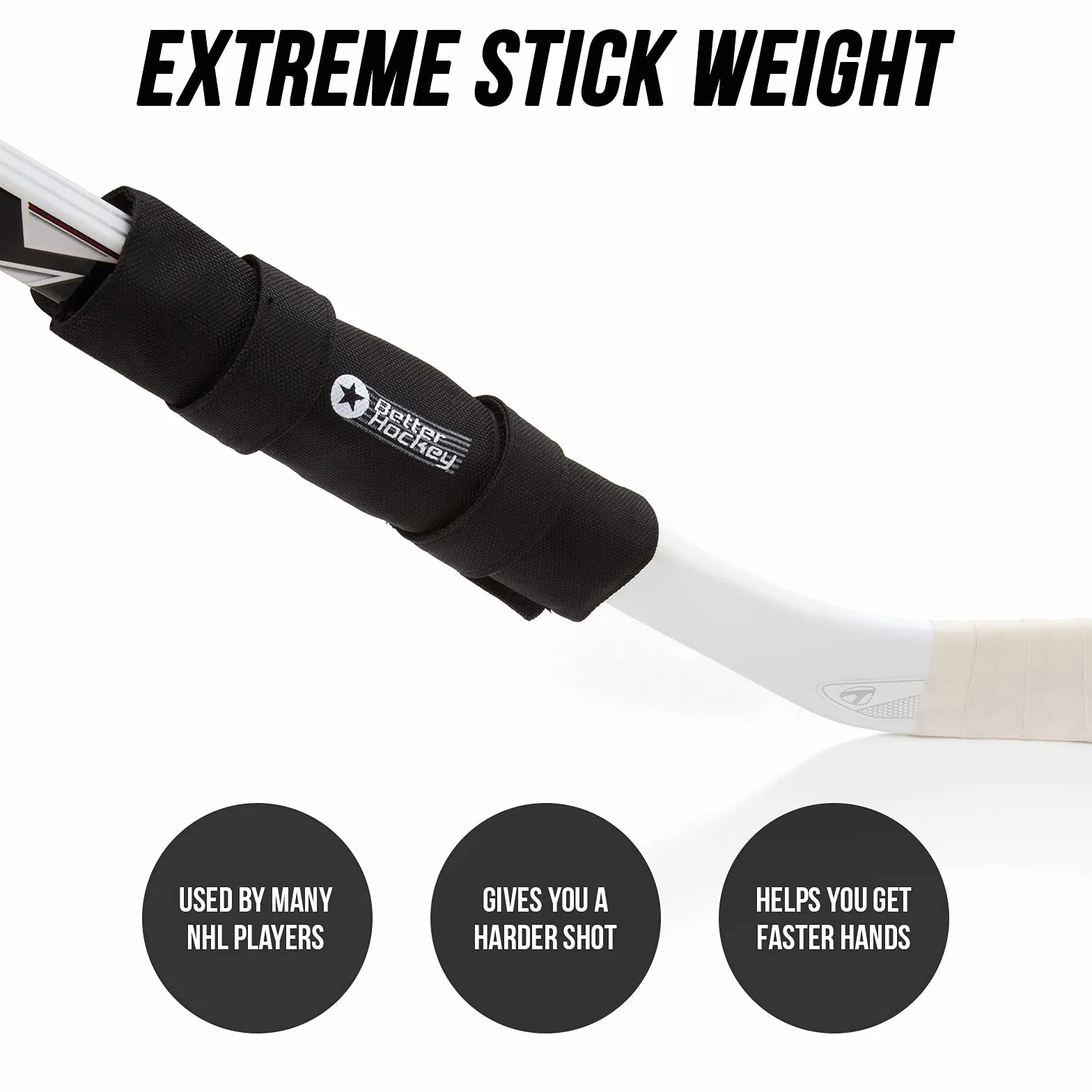Better Hockey Extreme Stickhandling Trainer – Aide à l'entraînement professionnel pour vitesse, chronométrage et contrôle de la rondelle