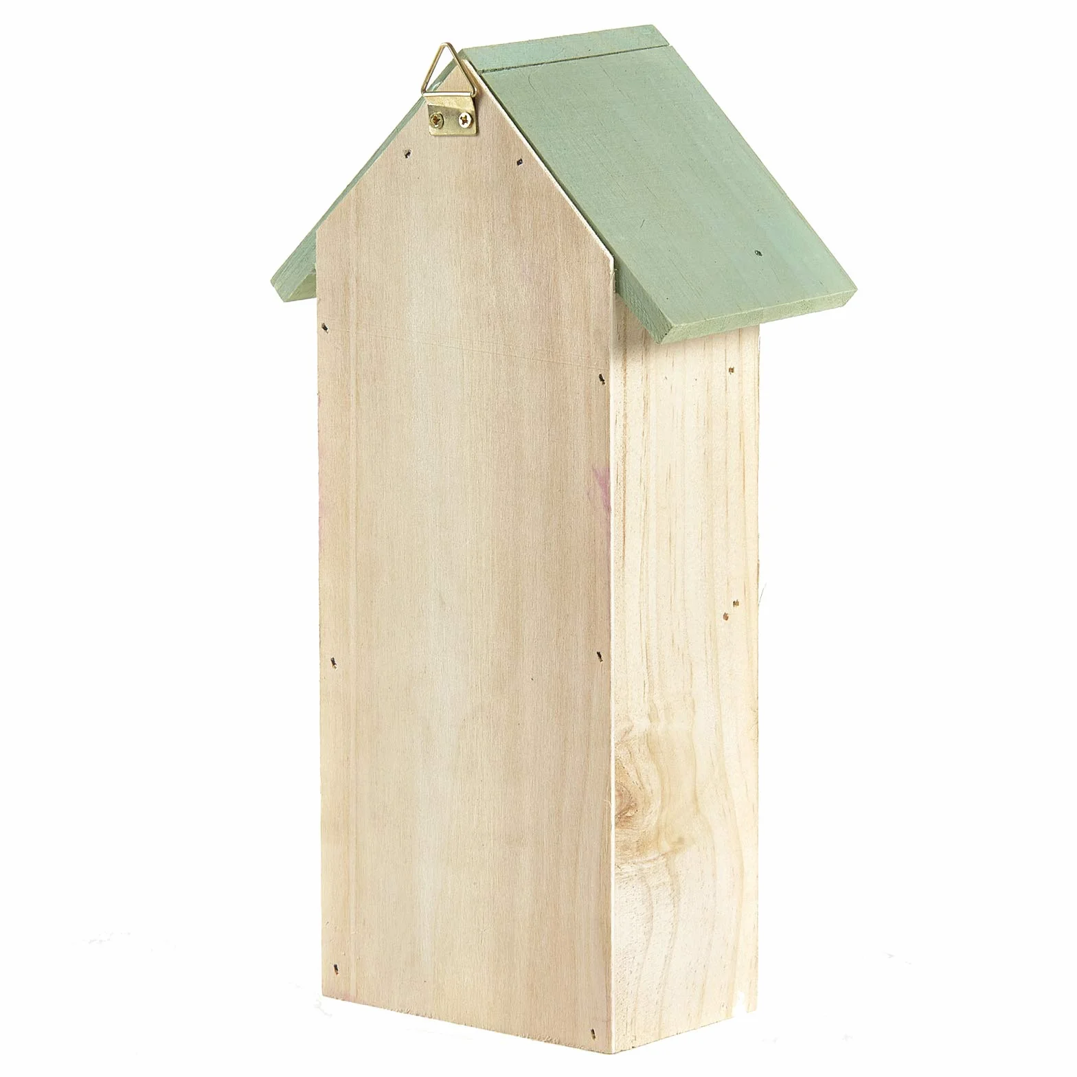 Maison en Bois Naturel pour Insectes et Abeilles 26 cm Beige