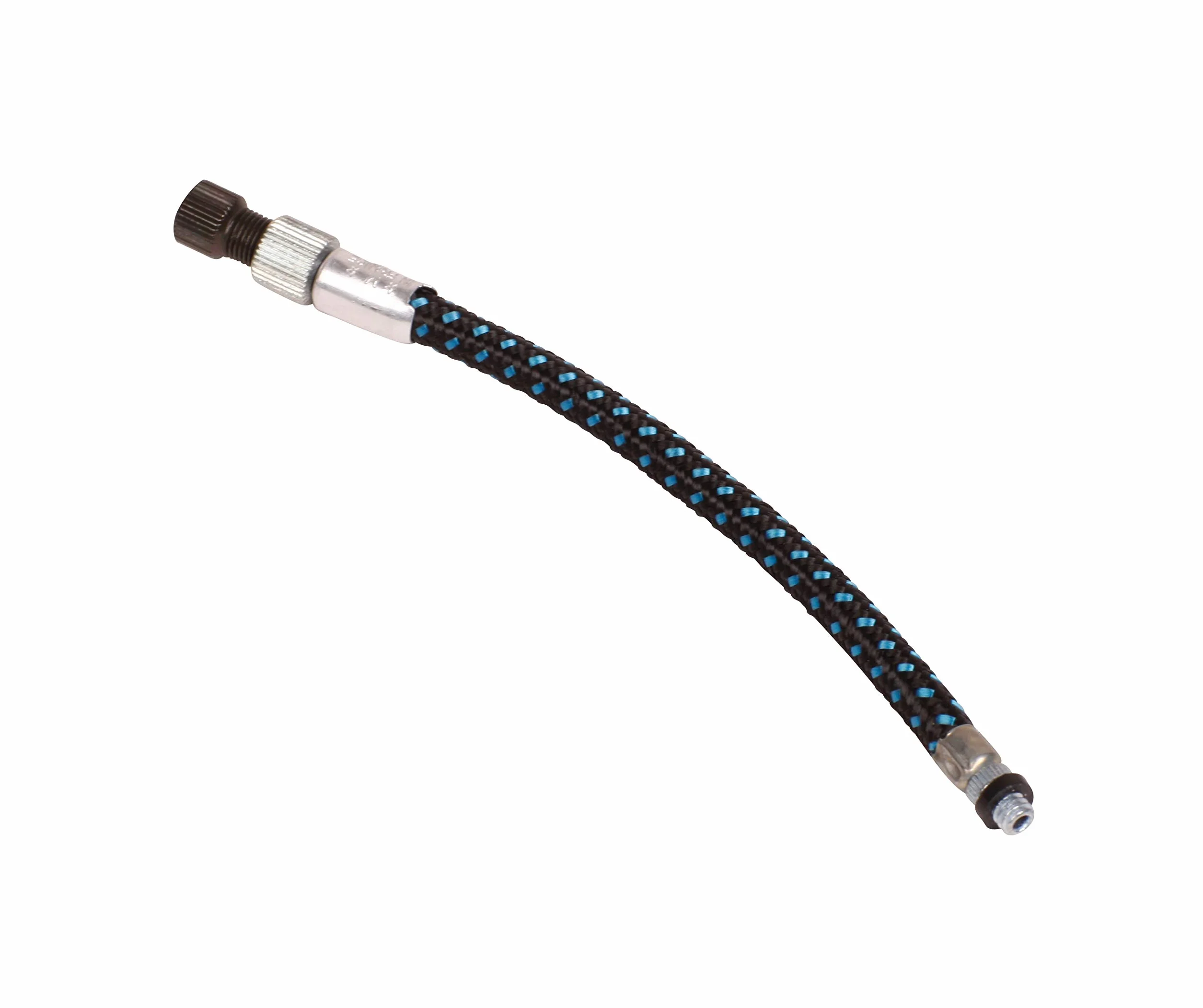 ZEFAL Schrader avec Adaptateur Presta vélo Raccord Flexible Pompe à Main Cyclisme Mixte Adulte, Noir, 15 cm