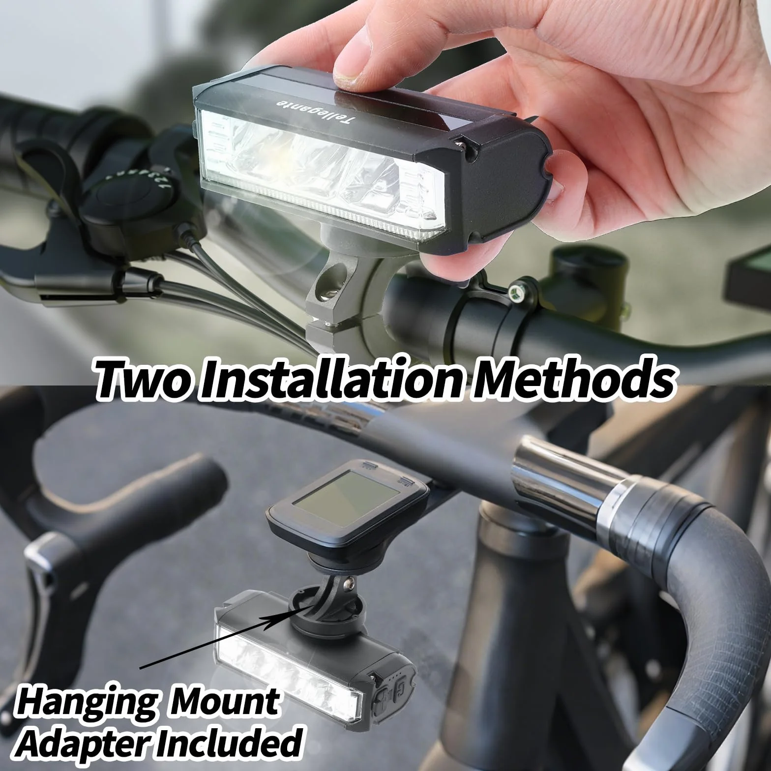Lumiere Velo 3 LED Horizontal Puissantes Feu Arrière Vélo Intelligent | Eclairage Ultra-Large à 180°, Super Lumineux, Anti-Éblouissement, Détection de Freinage, IPX6 Étanche, Alliage d'Aluminium
