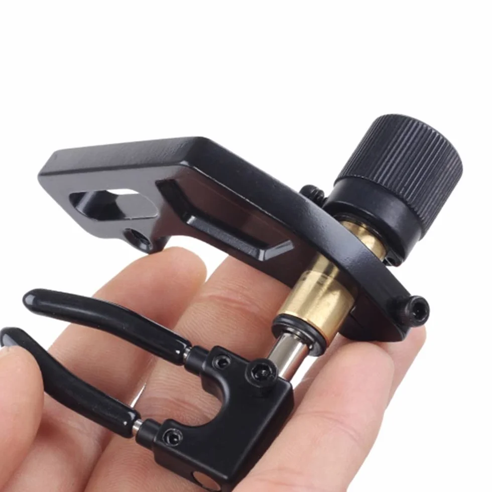 DONGKER Archery Arrow Rest, Lanceur de tir à l'arc réglable, Release à l'arc en alliage d'aluminium, pour accessoires de tir à l'arc de chasse