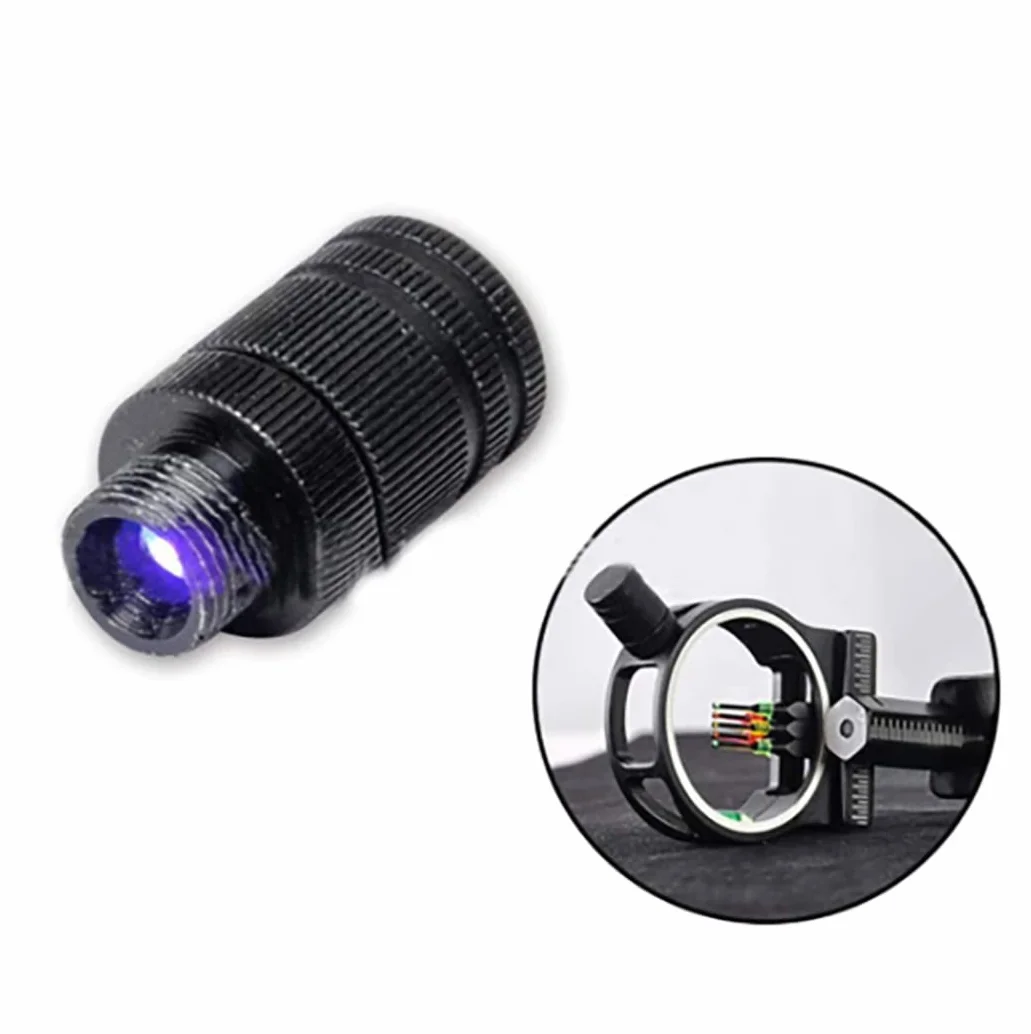 Arc à poulies Fibre Optique LED Sight Light 3/8 32 Thread Universal Fit Targets