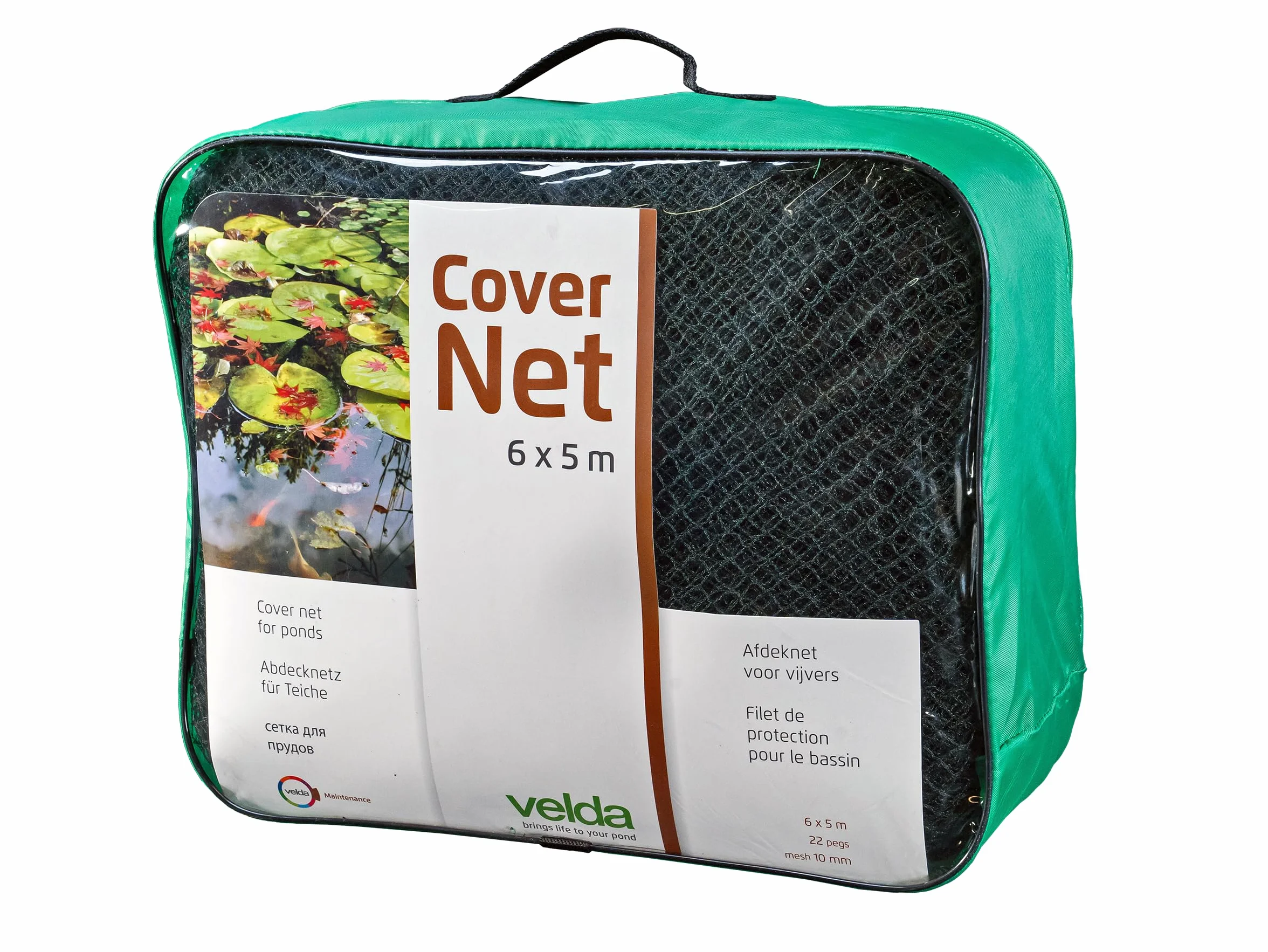 Velda Filet de Protection pour Bassin 6 x 5 m – Protection Contre Feuilles, Hérons et Autres Prédateurs