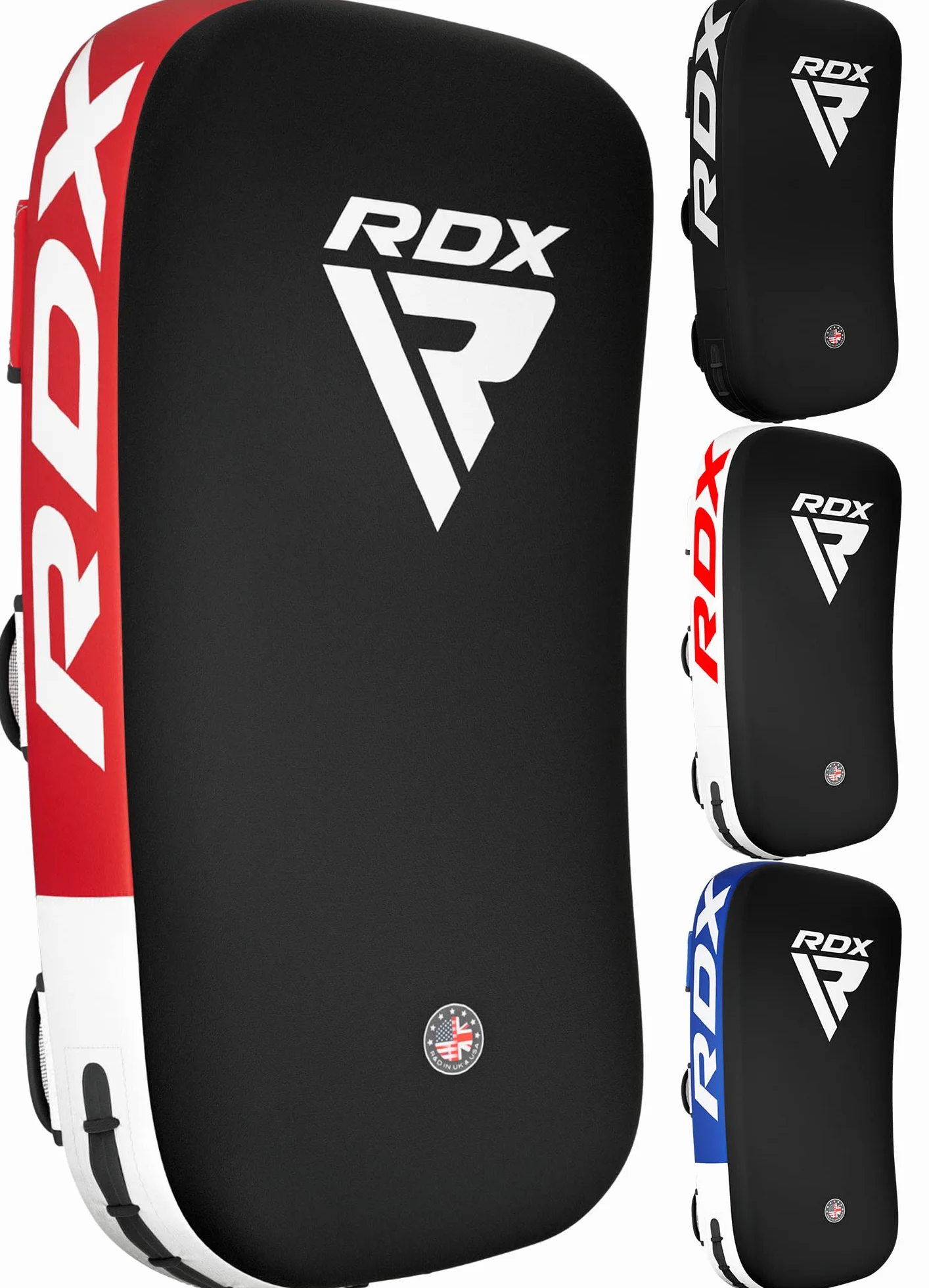 RDX Bouclier de Frappe Pao Boxe Thai Pads, Incurvé Bouclier MMA Coups de Pied Pattes d'ours, Entraînement De Frappe Kickboxing Arts Martiaux Karate Taekwondo Punching Cible (1 PCS Vendu comme Unique)