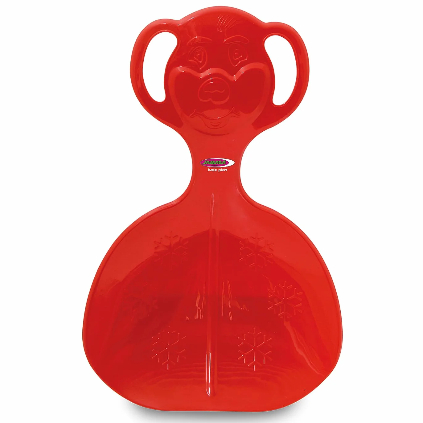 Jamara 460372 460372-Snow Play Barre d'appui en Forme d'ourson en Plastique Flexible Rouge 165 g