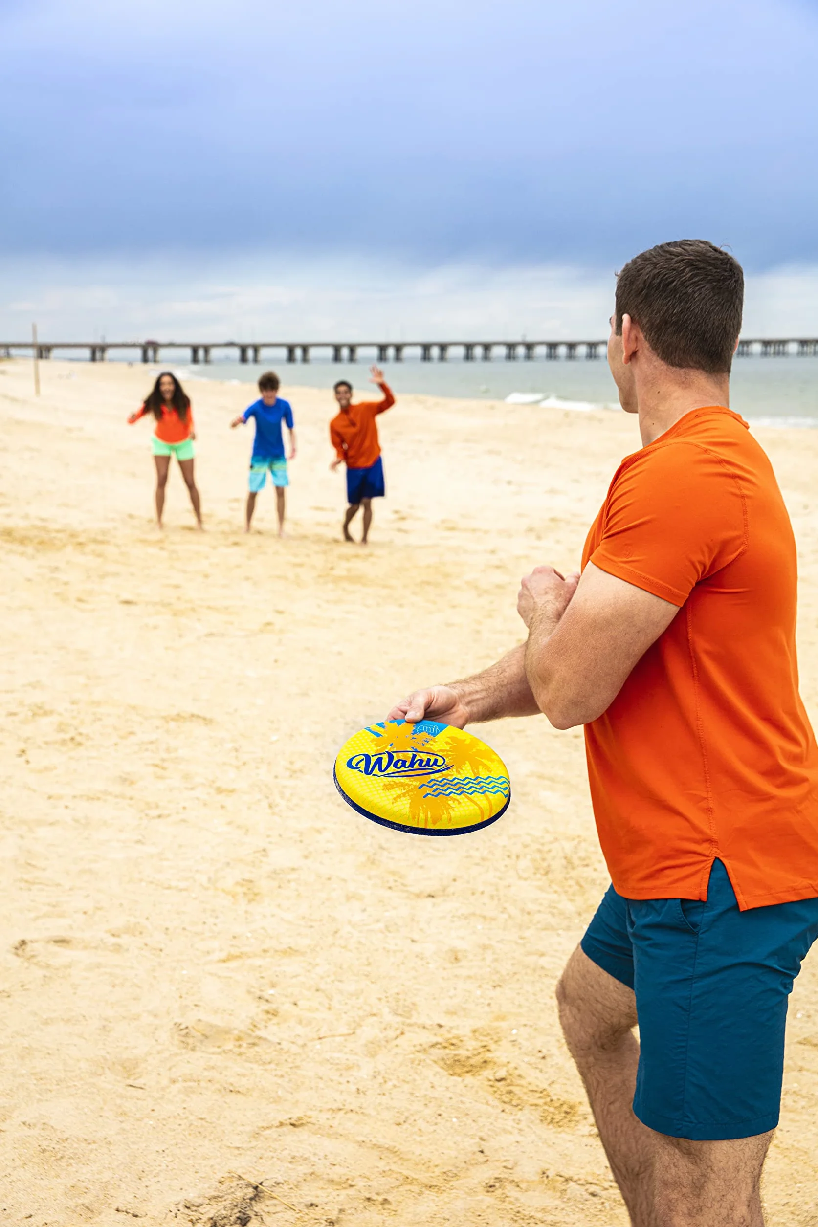 WAHU Aqua Disc Disque Volant 100% étanche - Jardin ou Plage - À partir de 5 Ans