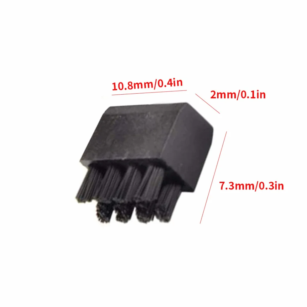 Arrow Rest Bow Rest Plastic Bross Accessoire de tir à l'arc pour Le Remplacement d'arc Noir 6pcs, brosses de Repos de flèche