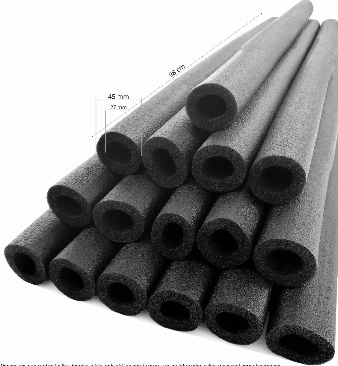 Kangui Lot de 16 mousses pour Trampoline poteaux Filet Ø25mm