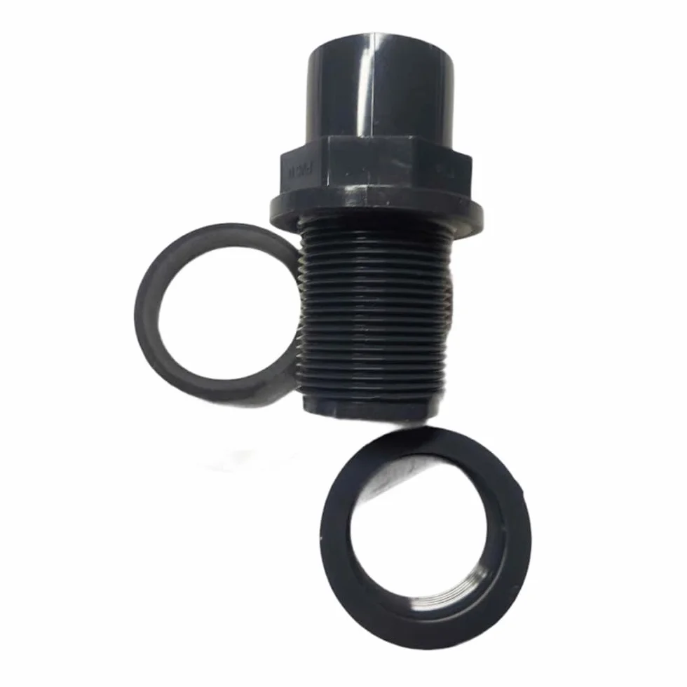 Traversée de paroi PVC 40/32 mm X 1pouce 1/4-32 mm