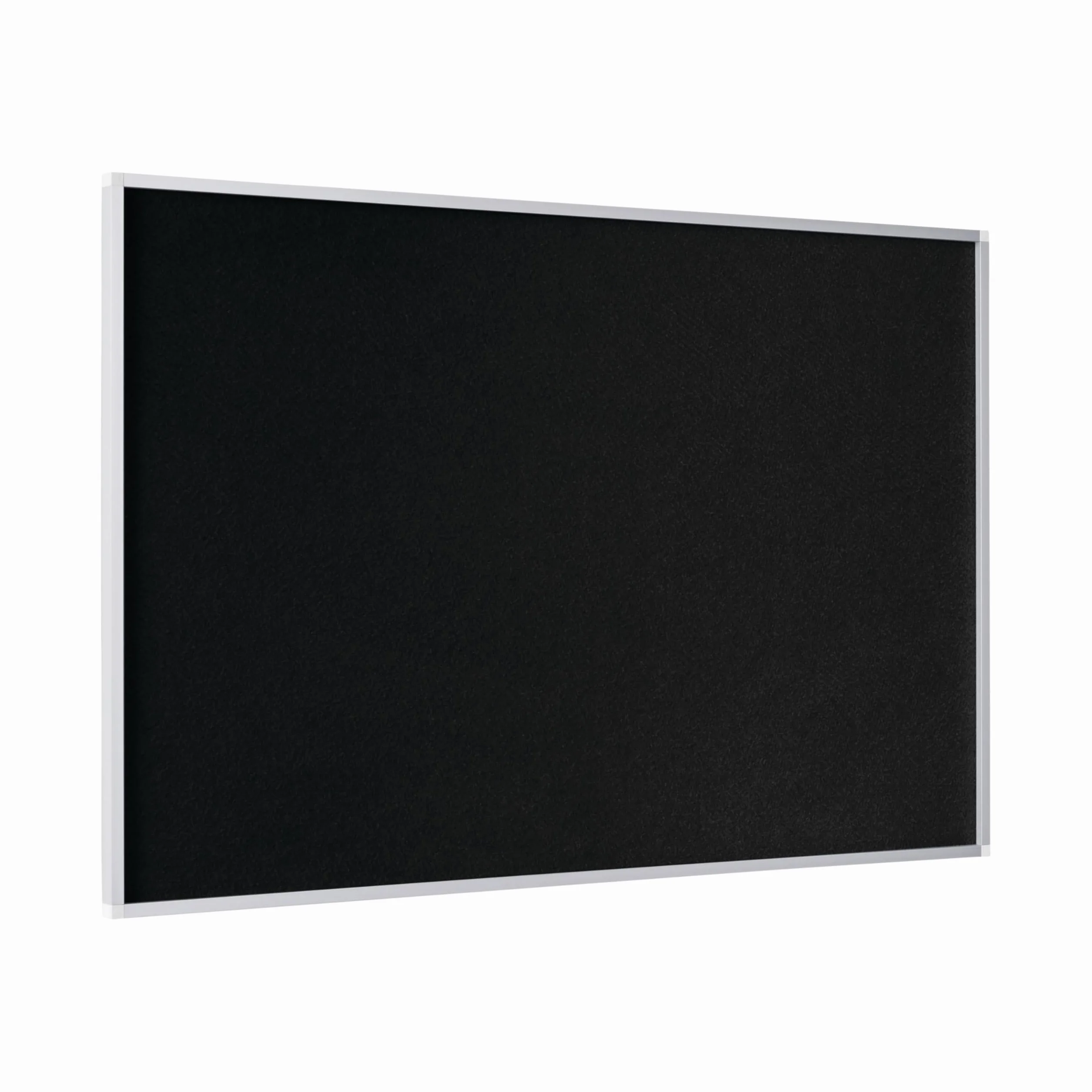 Bi-Office New Generation Tableau d'affichage en Feutre Cadre Aluminium 90 x 60 cm Noir