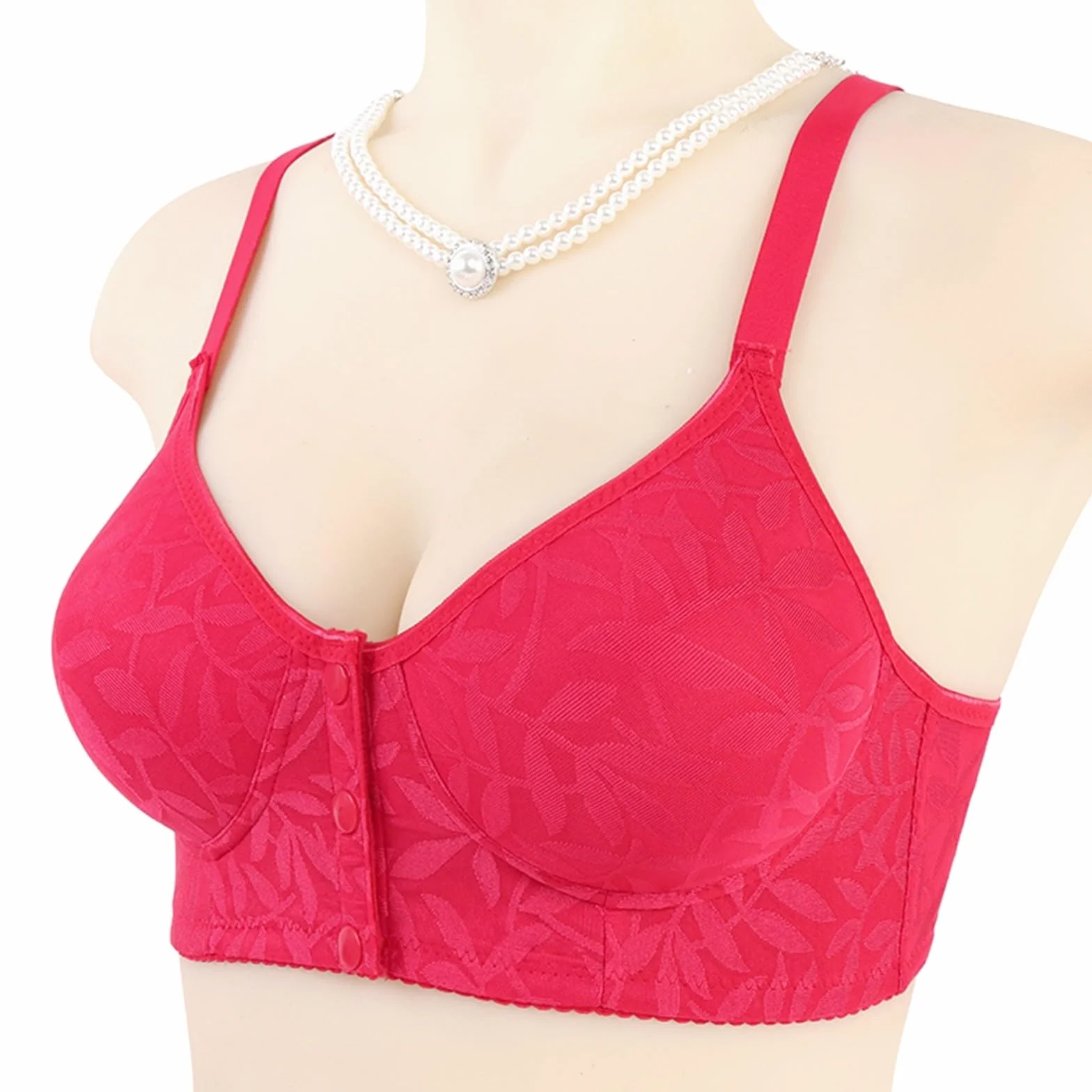 Soutien-Gorge Boucle Latérale Avant Femmes Bord Dentelle sans Anneau Acier Mouvement Couture Réglable Yoga Sommeil Violet