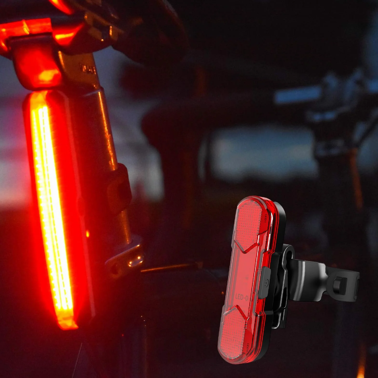 Feu Arrière,Feu Arrière VTT,Feux Arrière,Lampe Vélo,Feux Arrière LED,Lampe Vélos Arrière,Lumiere Vélos,for Vélo,Sac à Dos