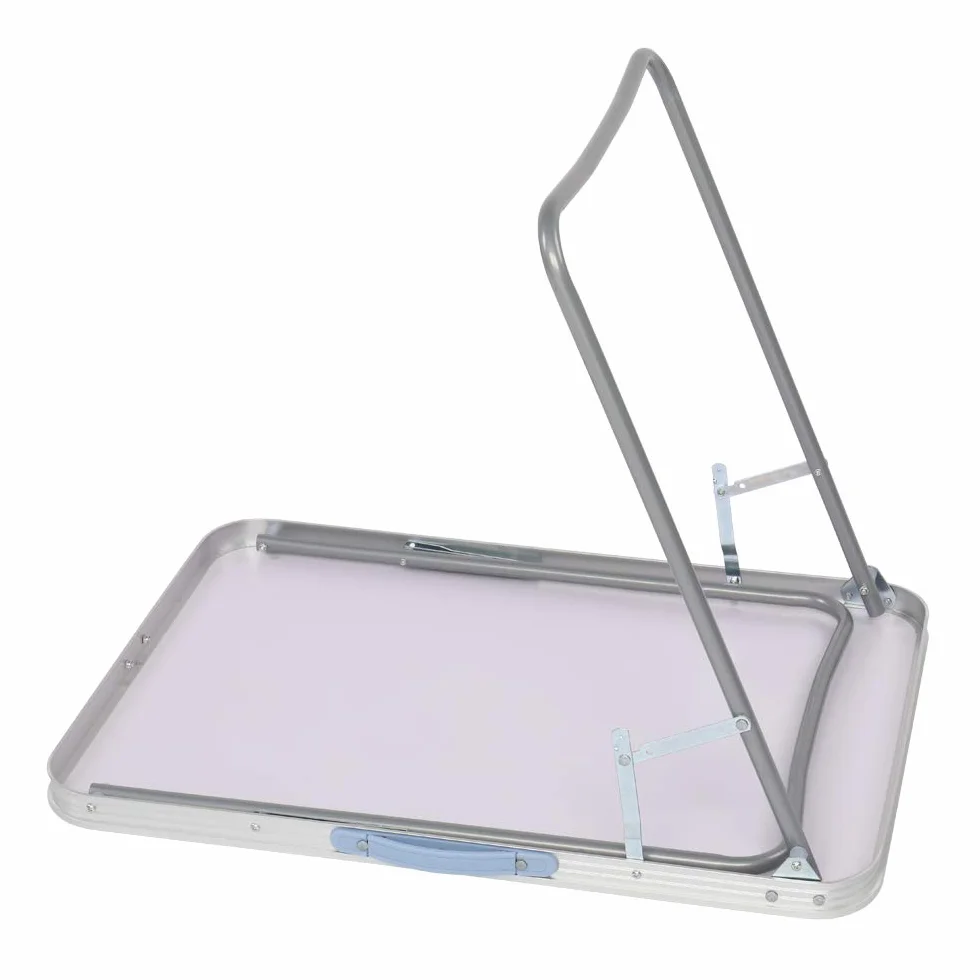 LEADZM Table de Camping Pliante 70x50x60cm Aluminium Antirouille