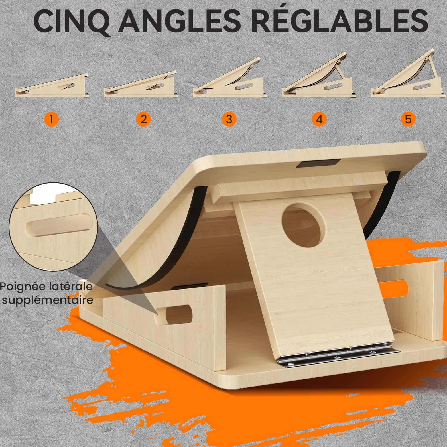 Planche inclinée en bois 2 en 1 pour étirer les mollets et équilibrer, planche d'équilibre réglable pour étirer les chevilles, planches inclinées de physiothérapie pour genoux, chevilles