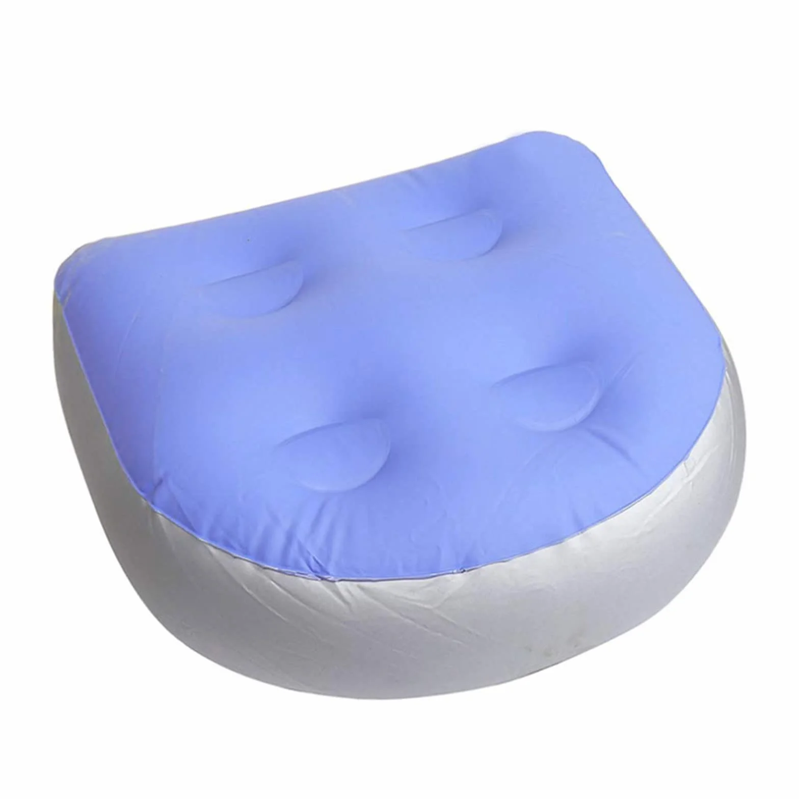 Siège D'appoint Gonflable pour Spas et Bain à remous Support Dorsal Bleu
