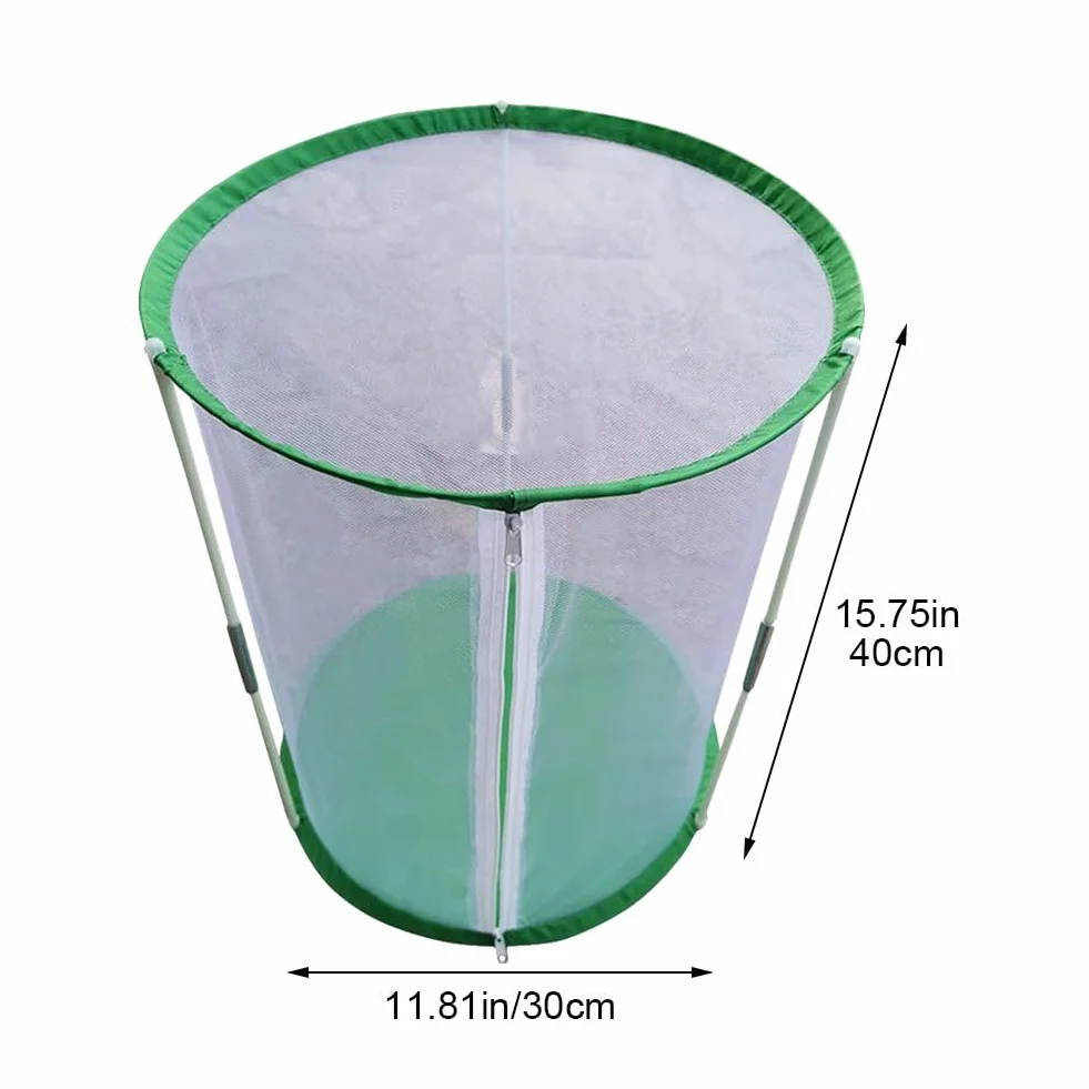 Papillon Habitat Jardin Kit Grande Cage Pliable Insecte Filet Maison 30 x 40 cm