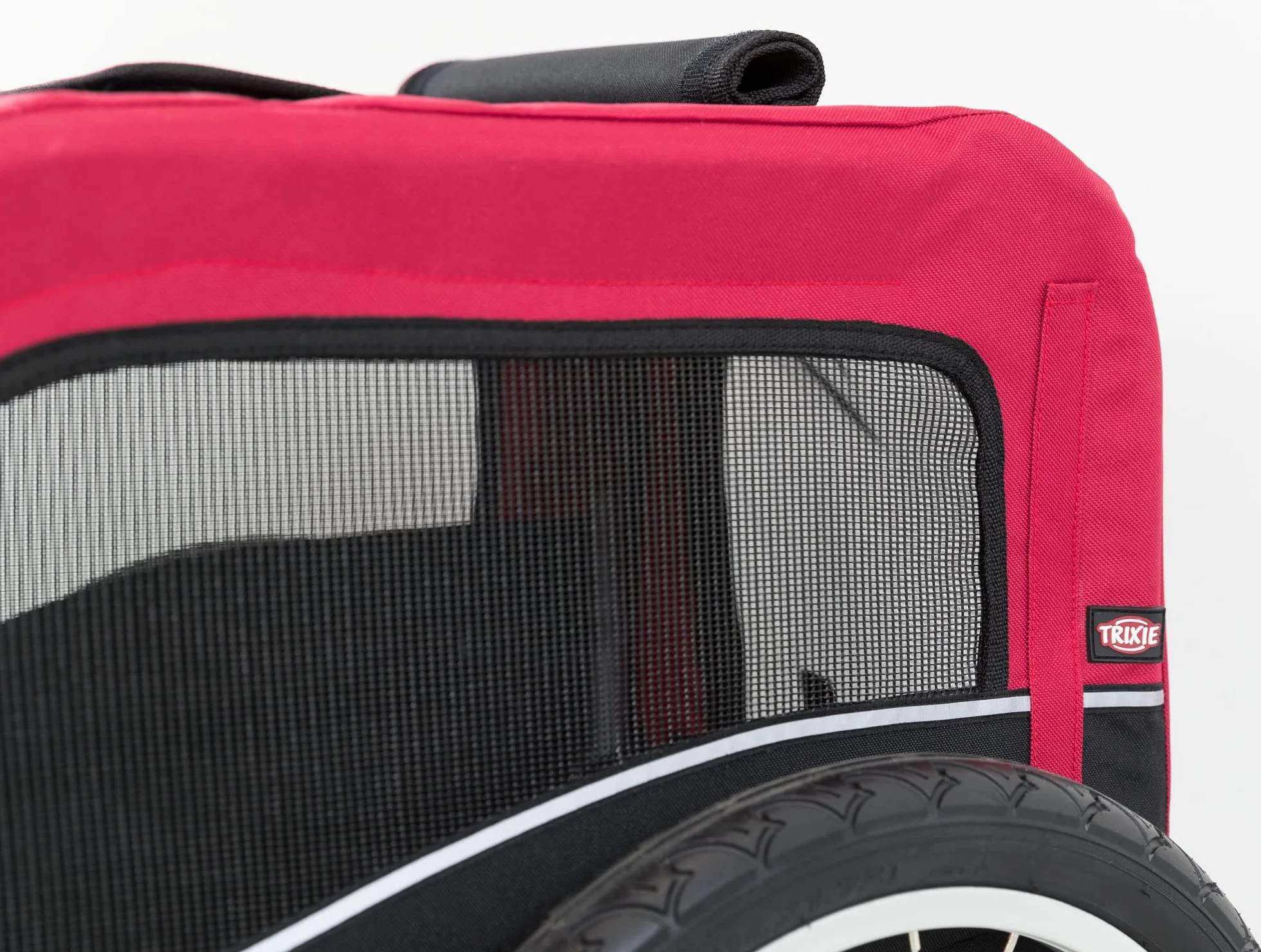 TRIXIE Pet Bike Trailer, Dog Bicycle Trailer, Foldable, Easy to Assemble