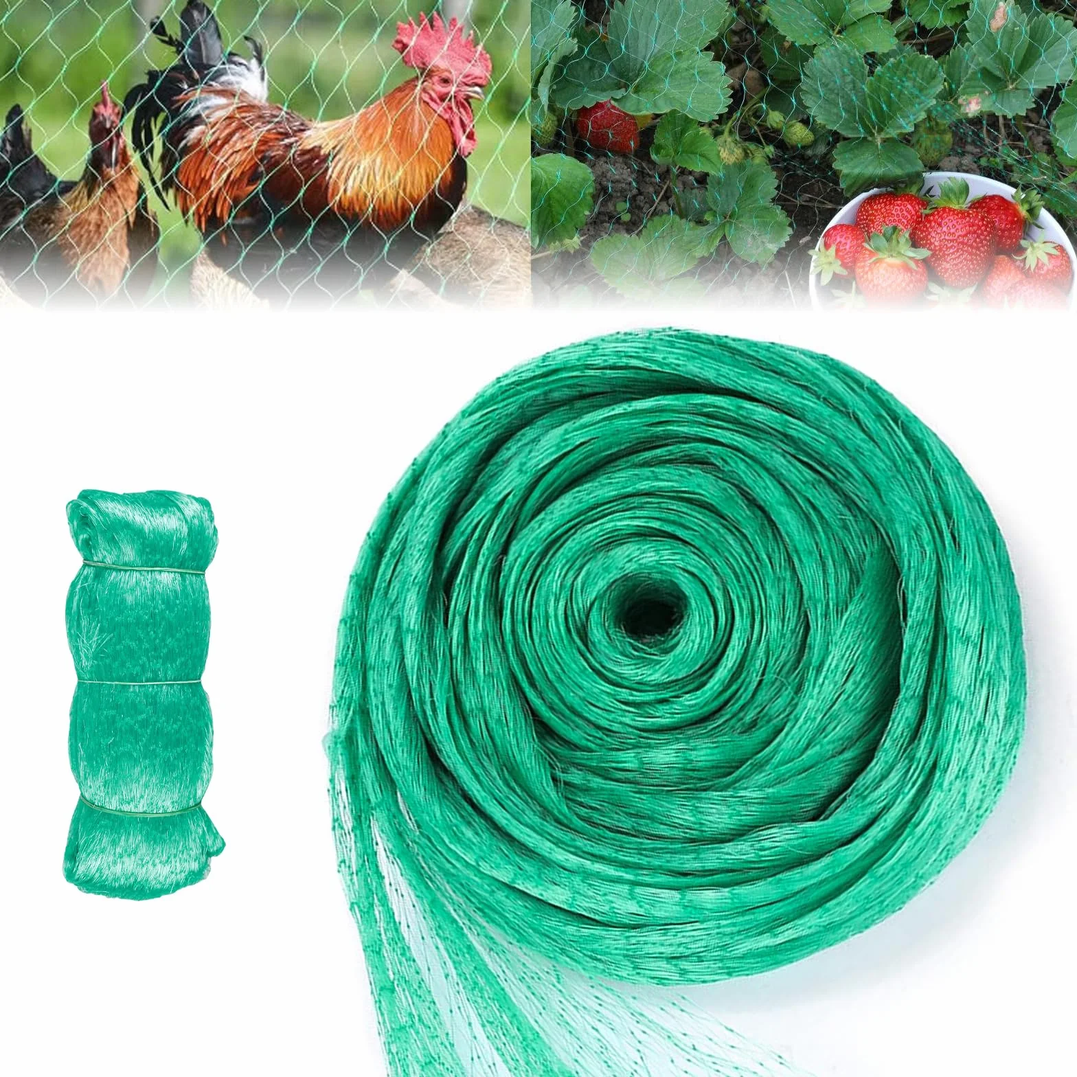 Filet Anti Oiseaux 4x20M Protection Potager Arbres Fruitiers