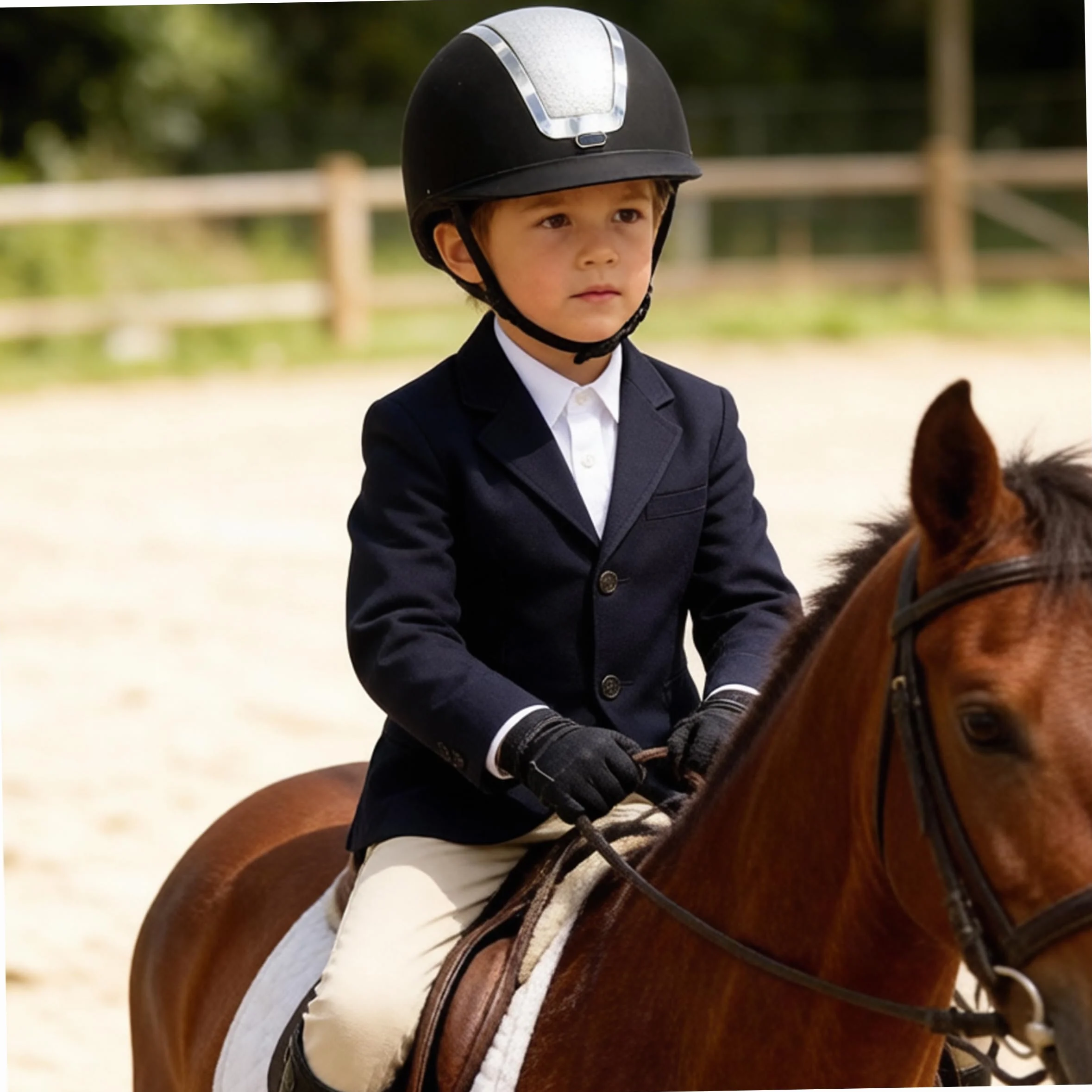 Casque d'équitation pour Enfants résistant aux Chocs pour l'entraînement en Plein air, Casque de sécurité équestre-Ajustement réglable de 48 à 52 cm