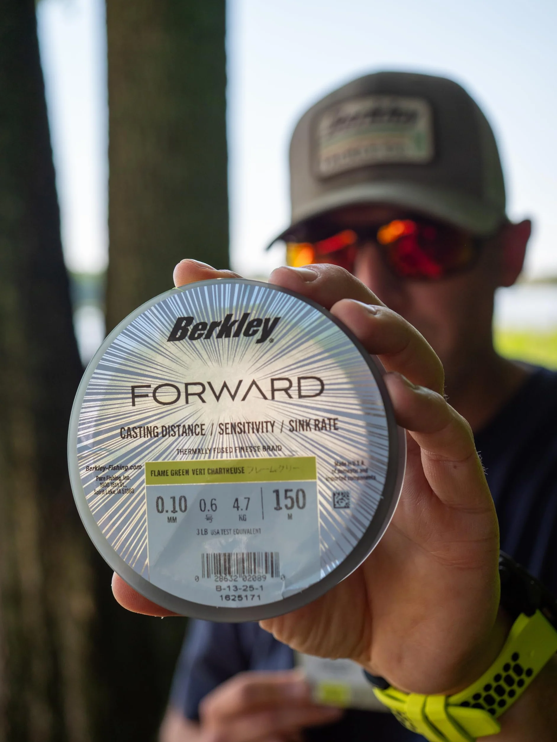 Berkley Forward Braid Ligne de pêche | Ligne Ultra-Sensible pour la pêche au Lancer, au leurre et en Finesse | Lancer Longue Distance et sensibilité | Plusieurs Couleurs et Tailles Disponibles