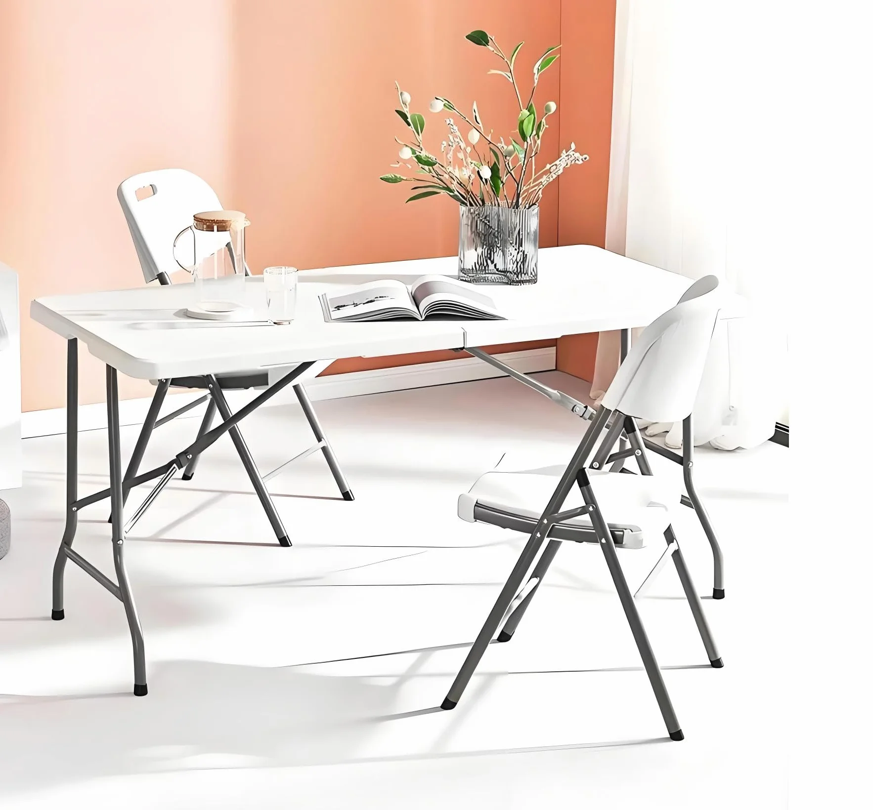 Table Pliante Exterieur avec Poignées latérales