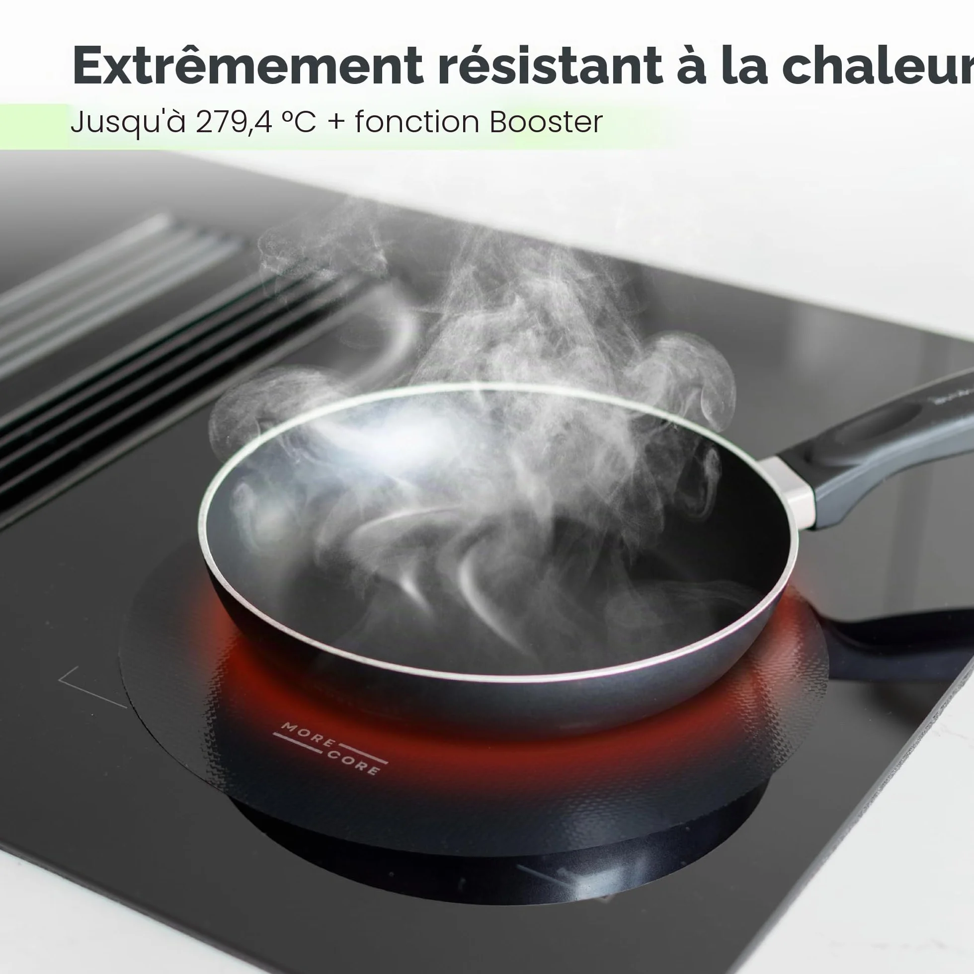 Protege Plaque Induction Cuisson Tapis Silicone 5 Pièces