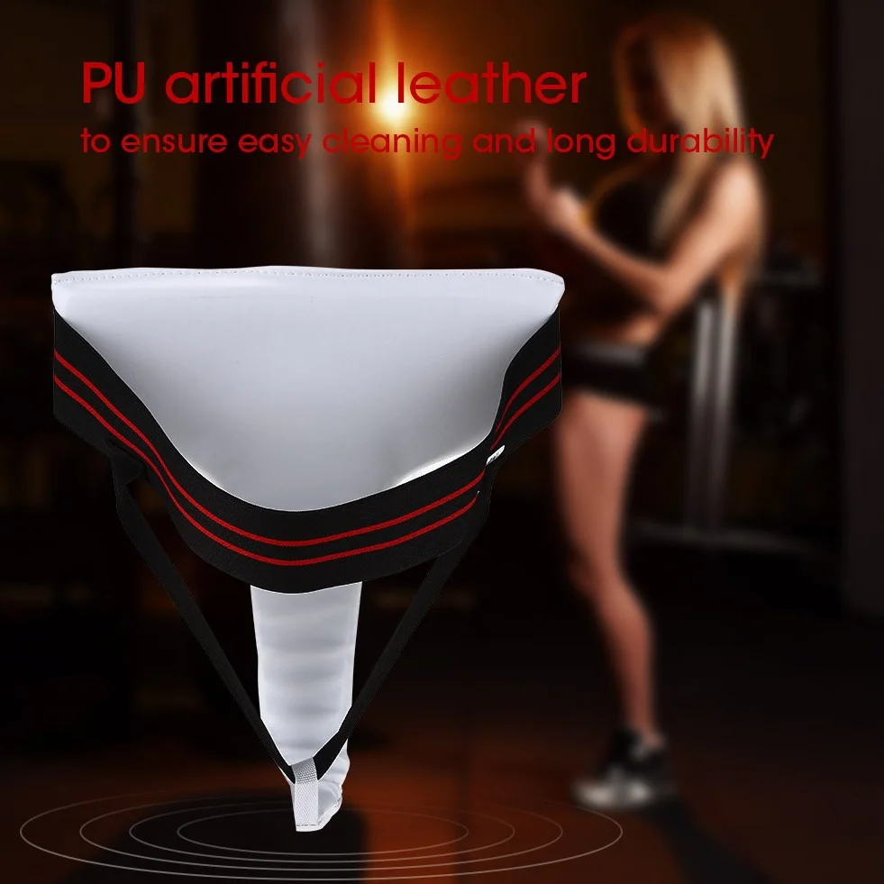 Tbest Femmes Aine Garde Protecteur MMA Arts Martiaux Boxe Aine Garde Soutien Coupe Muay Thai Taekwondo Aine Soutien Shorts Protection pour Femme