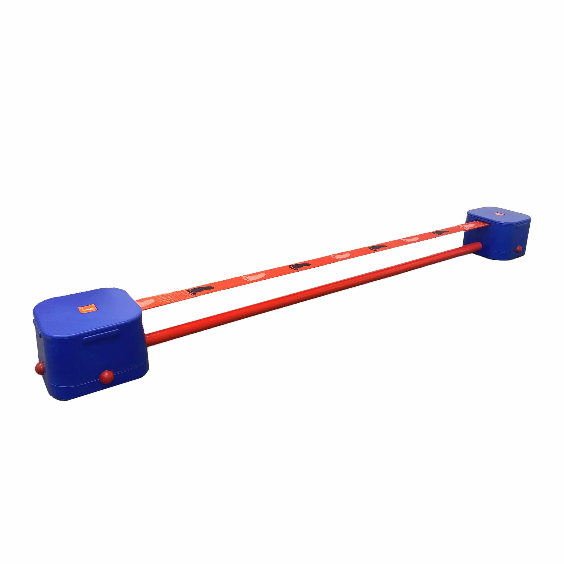 Slackline pour Enfants, Développer l'Équilibre et la Coordination, Bleu et Rouge