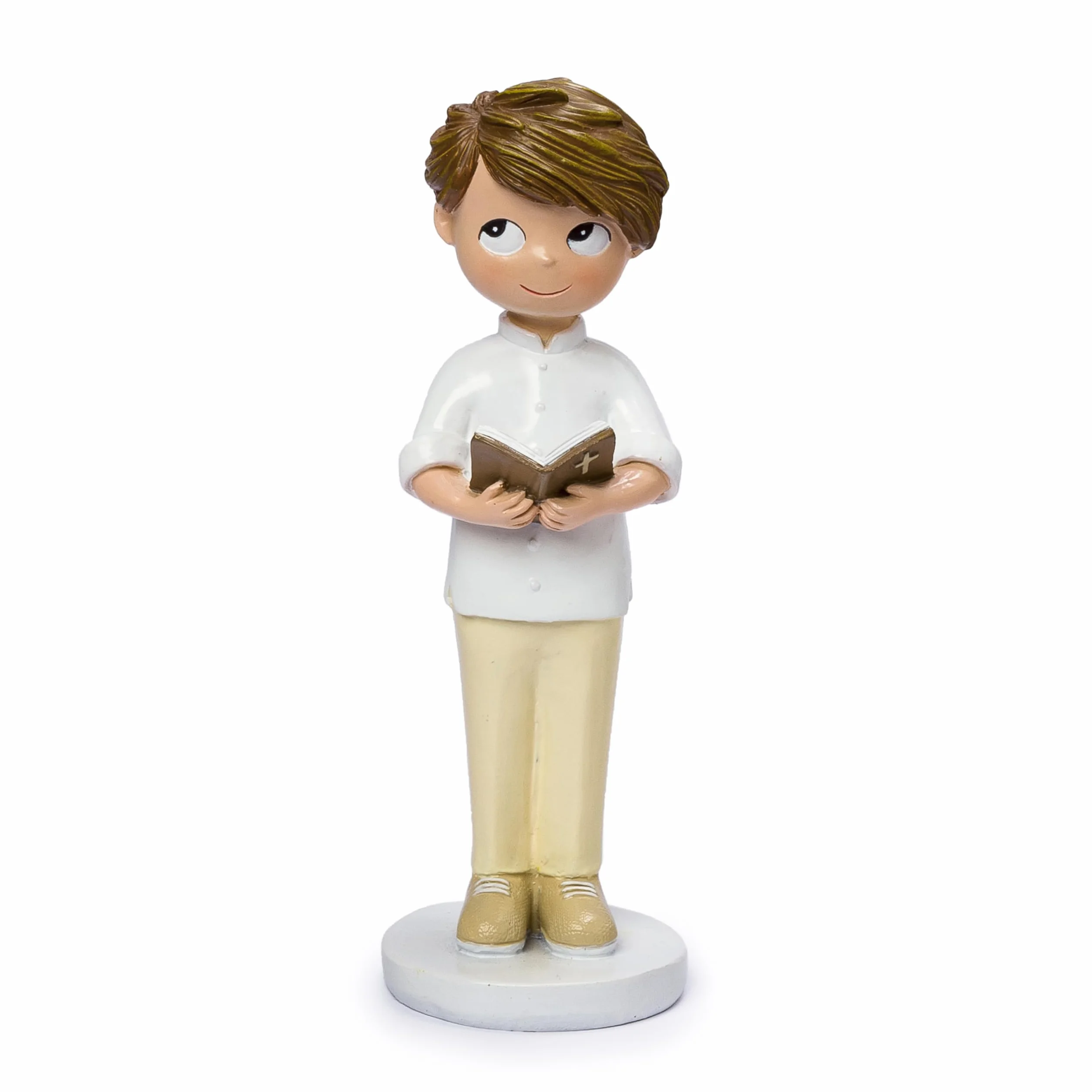 Mopec Y100 Figurine gâteau communion enfant Bible 13 cm