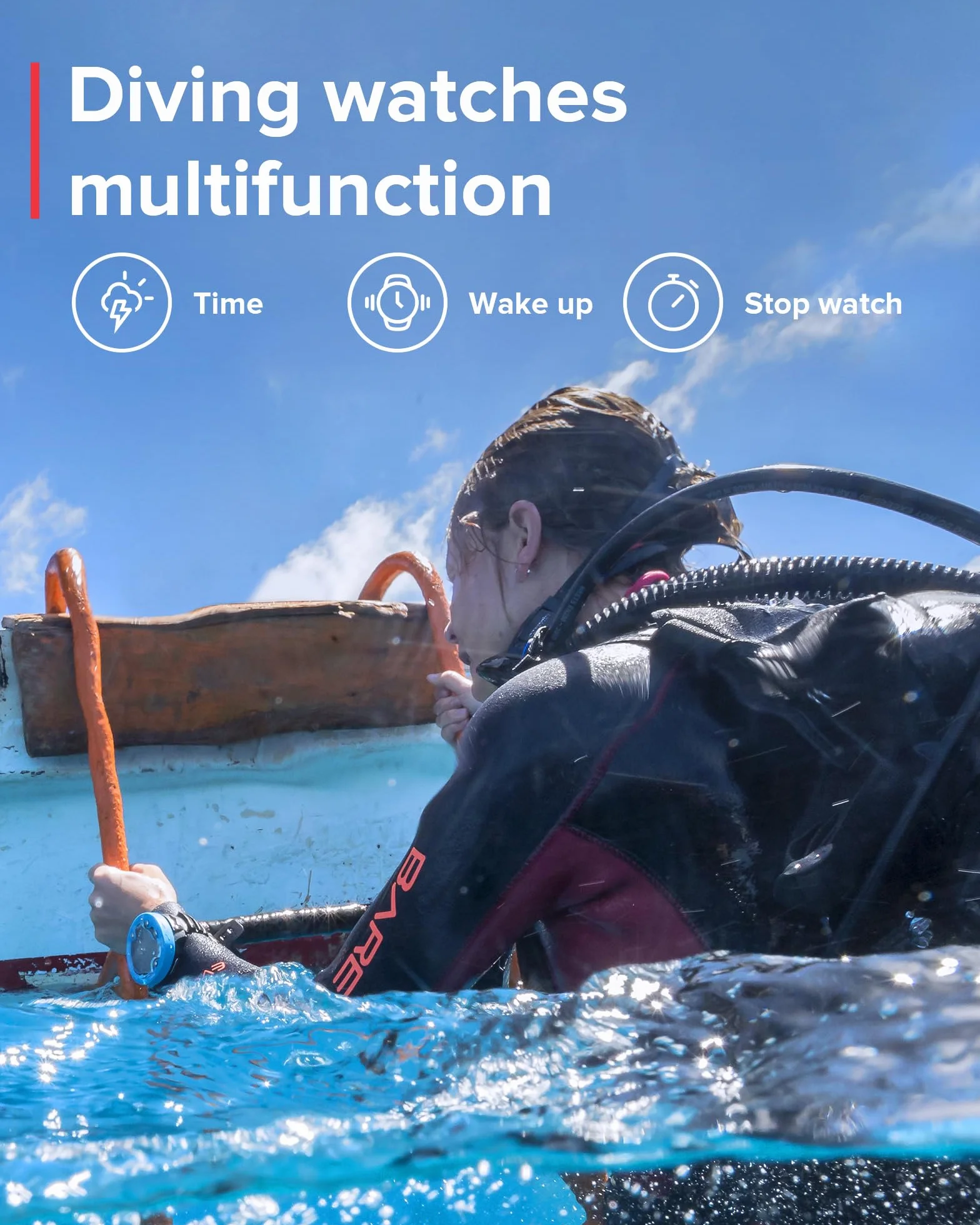 SUUNTO Zoop Novo Wrist Ordinateur de plongée sans USB Noir