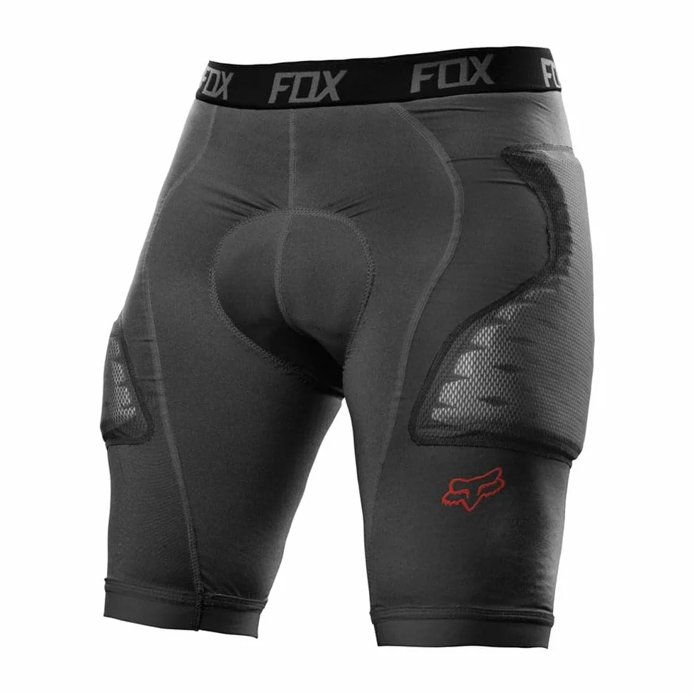 Fox Racing - Titan Race Shorts – Short de Protection VTT Motocross – Stretch de Compression, Rembourrage Hanches & Coccyx, antidérapant, Motocross
