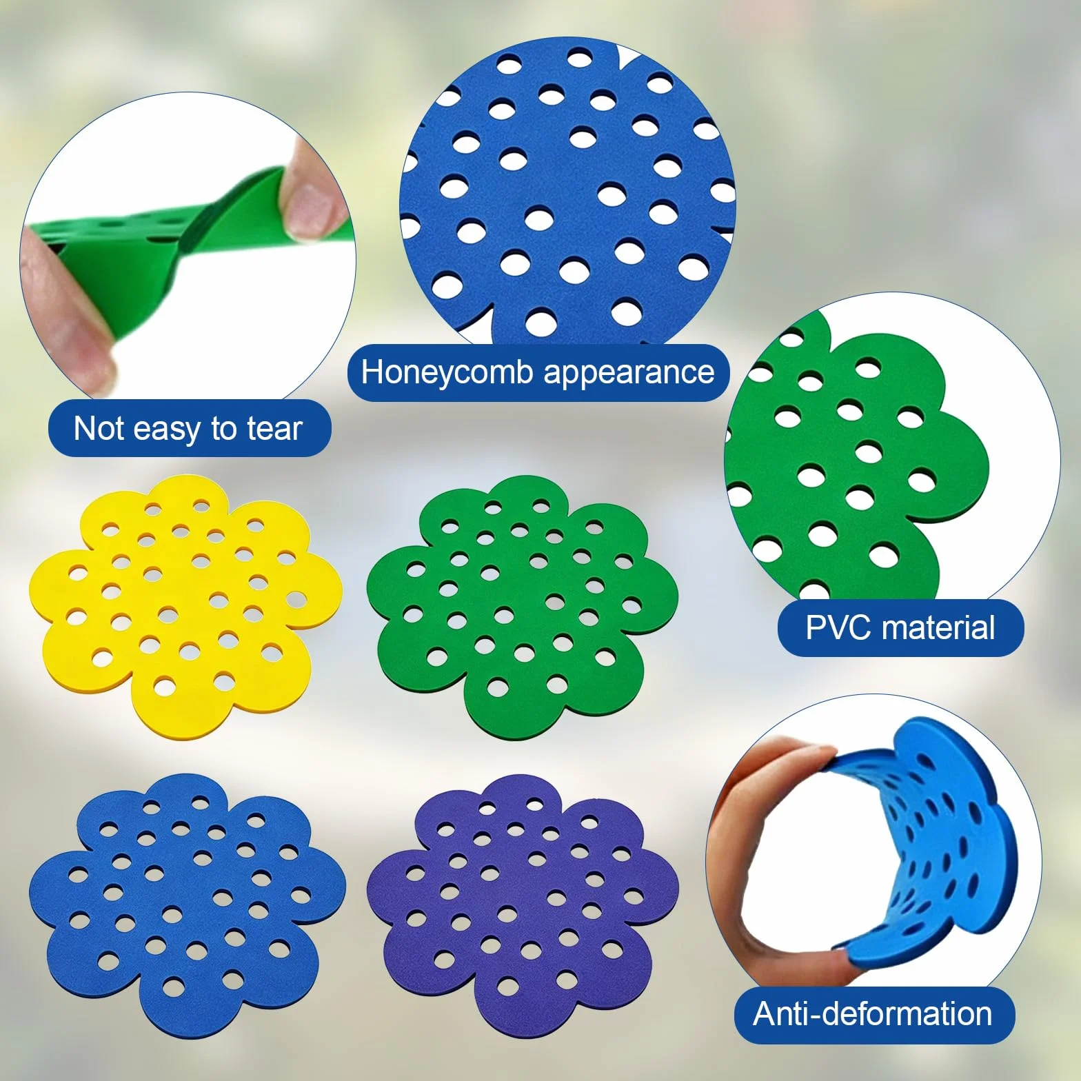 Abreuvoir pour Insectes 4 Pièces avec Îlot Flottant, Point d'Eau pour Jardin Abeilles Papillons
