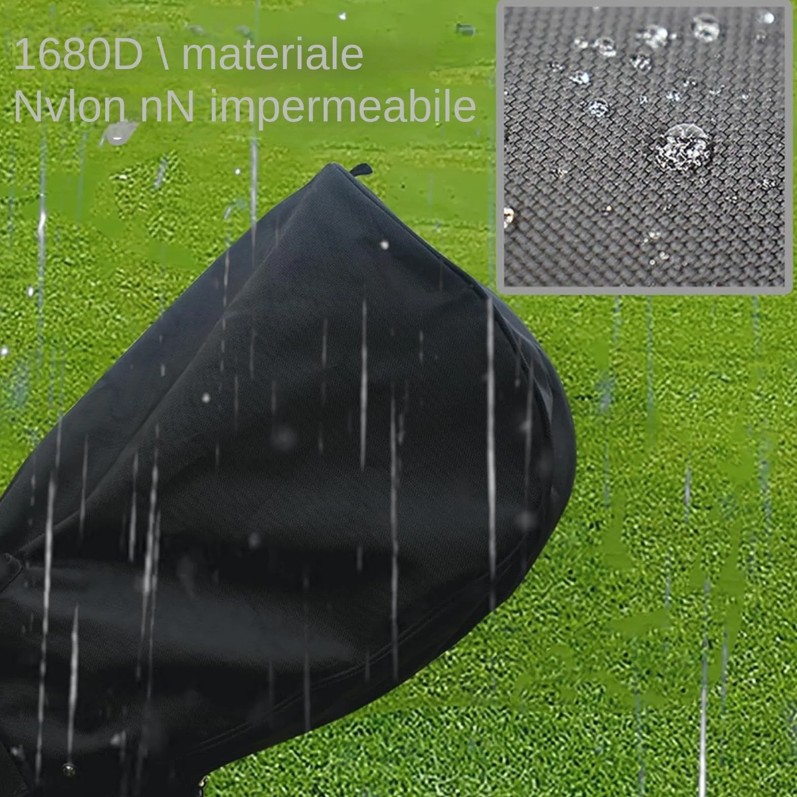 Housse de protection pour sac de golf - Couverture imperméable anti-pluie pour sac de golf, protection résistante aux intempéries | Housse imperméable anti-poussière pour clubs de golf, étui léger de