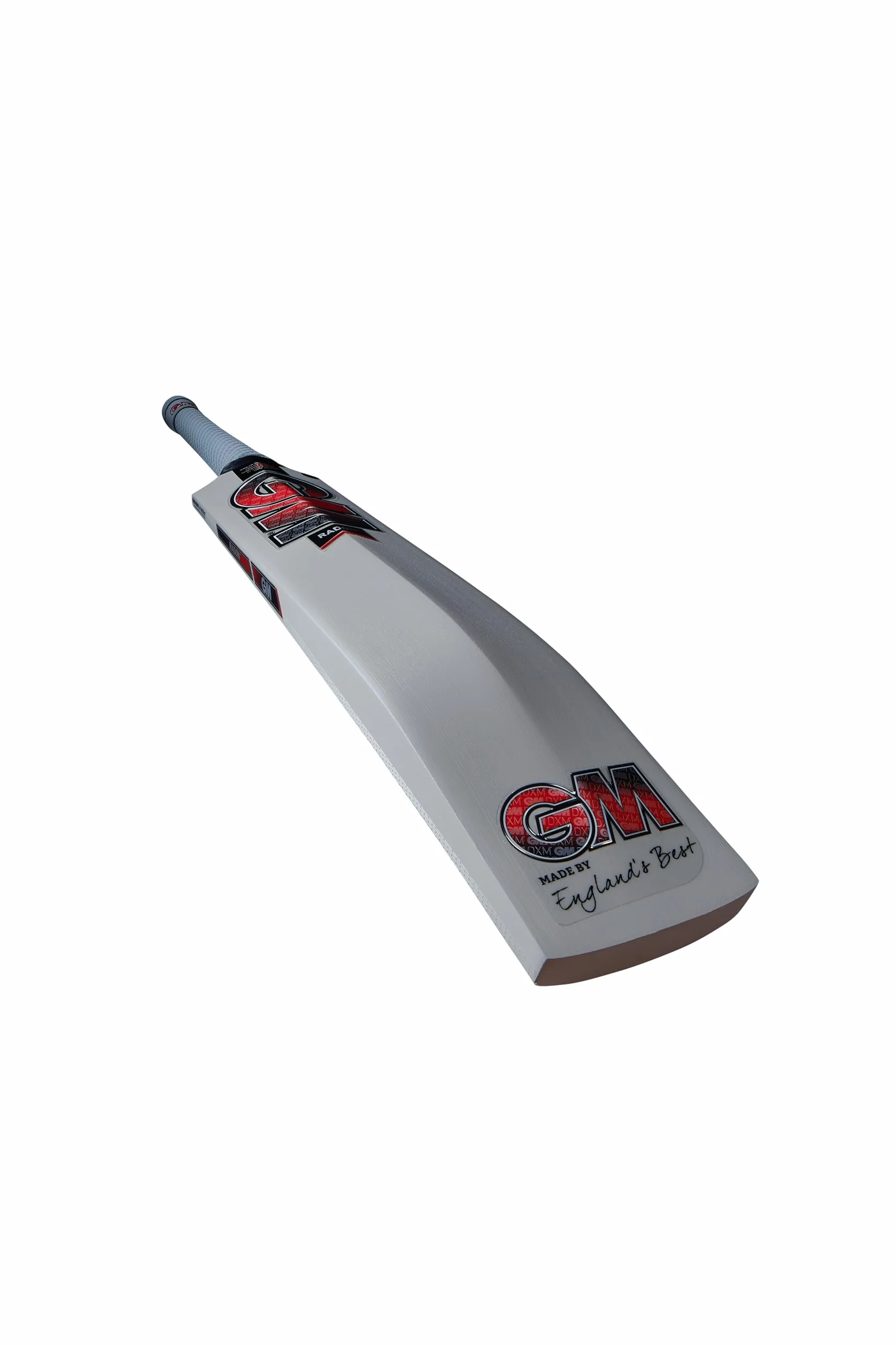 Gunn & Moore GM Batte de Cricket | Radon | Saule Anglais Prime | DXM, ToeTek | Disponible en Tailles 1 à Pleine Taille