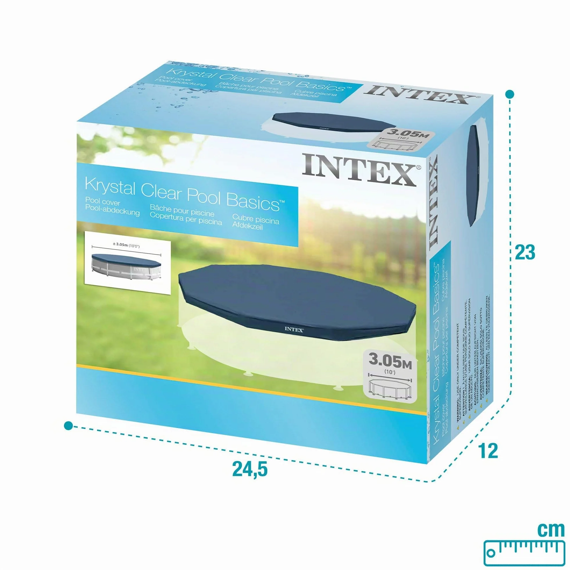 Intex Bâche Protection Piscine Ronde 3m05