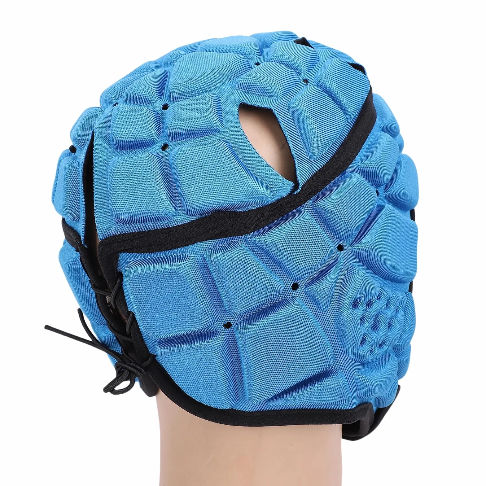 RiToEasysports Garanes de Tête de Rugby, Casque de Couverture Souple avec Amorti Multicouche, Protection Complète de la Tête, Ventilation Optimale pour Les Enfants Adultes pour Enfants, Flexible et