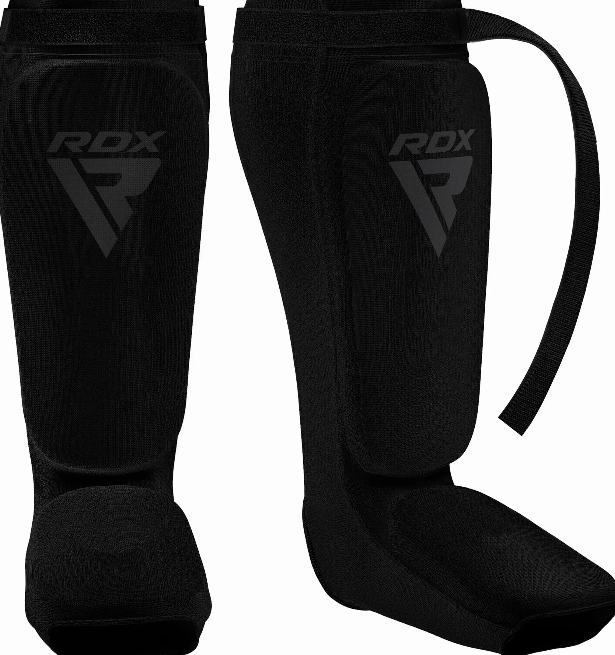 RDX Protège Tibias pour Kickboxing Muay Thai D’entraînement, MMA Jambe Tibia Protection, Approuvé par SATRA, Shin Instep Guard pour Boxe Taekwondo Martiaux Art Sparring BJJ Karate, Homme Femme