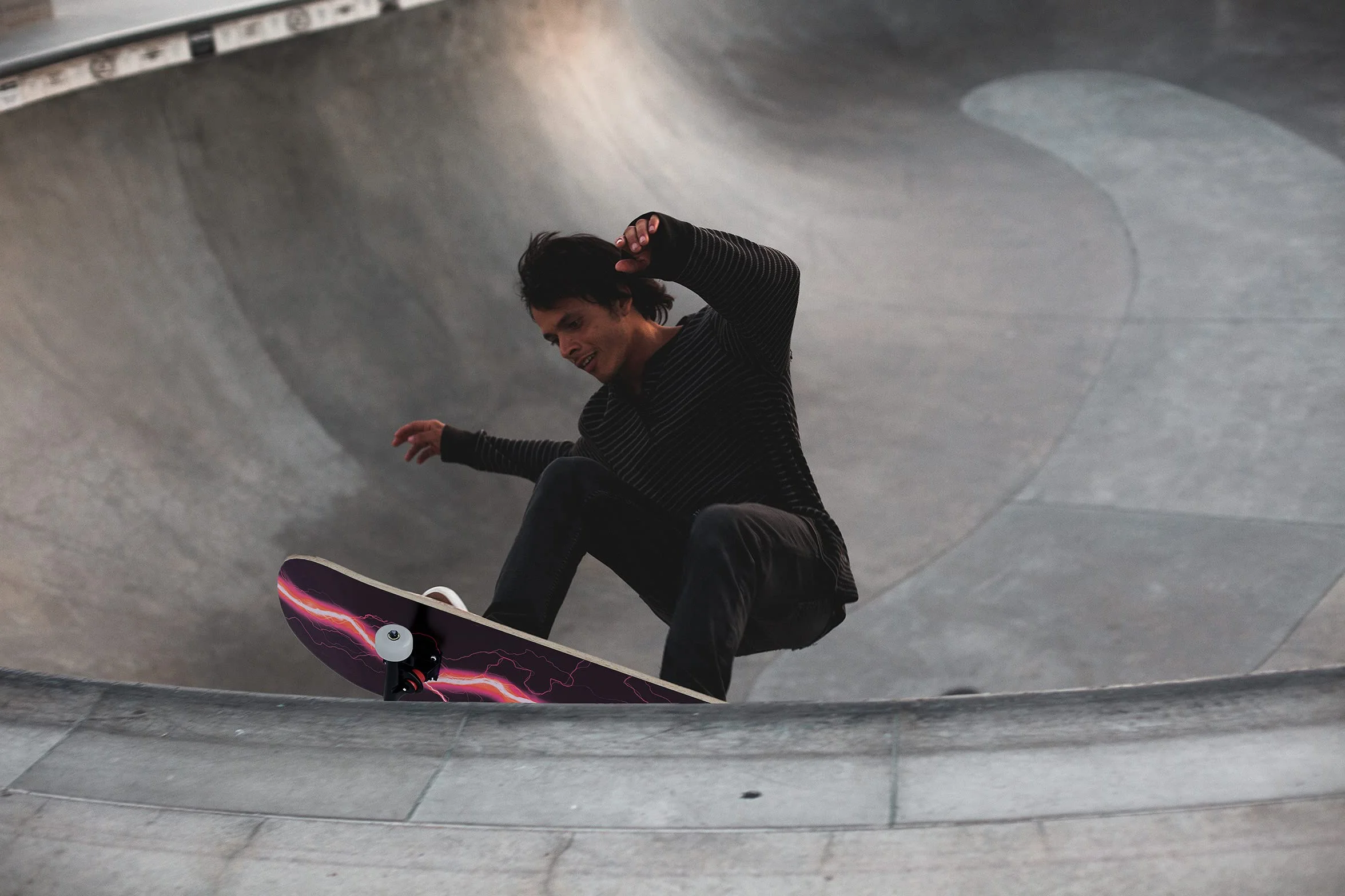 Skateboard débutant, Skateboard à Double Inclinaison en érable, Roulement ABEC-11, Adolescents, Enfants, garçons, Filles, Skateboards Adultes