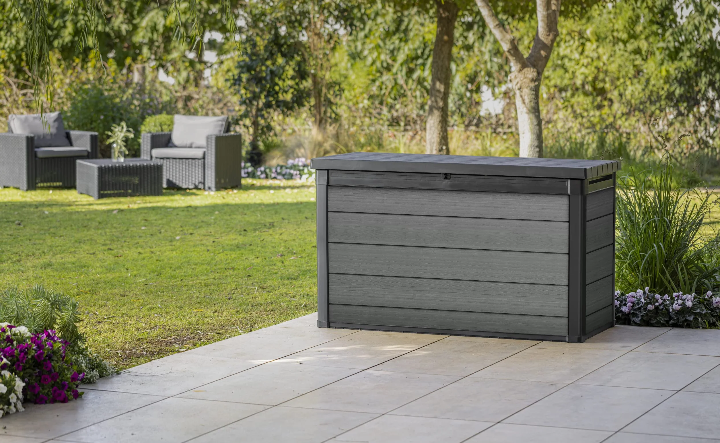 Keter Coffre de jardin Cortina gris 757 litres
