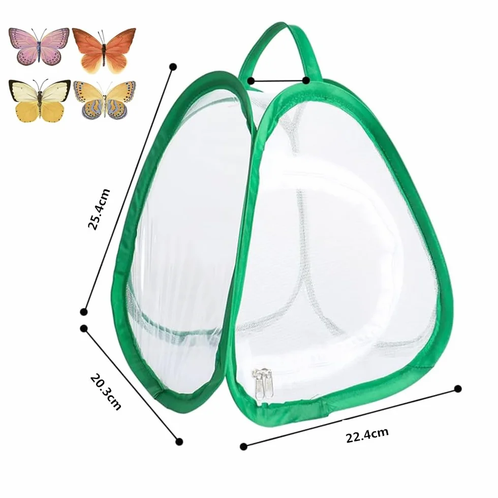 Cage pour papillons Filet de culture pour enfants 2 insectes