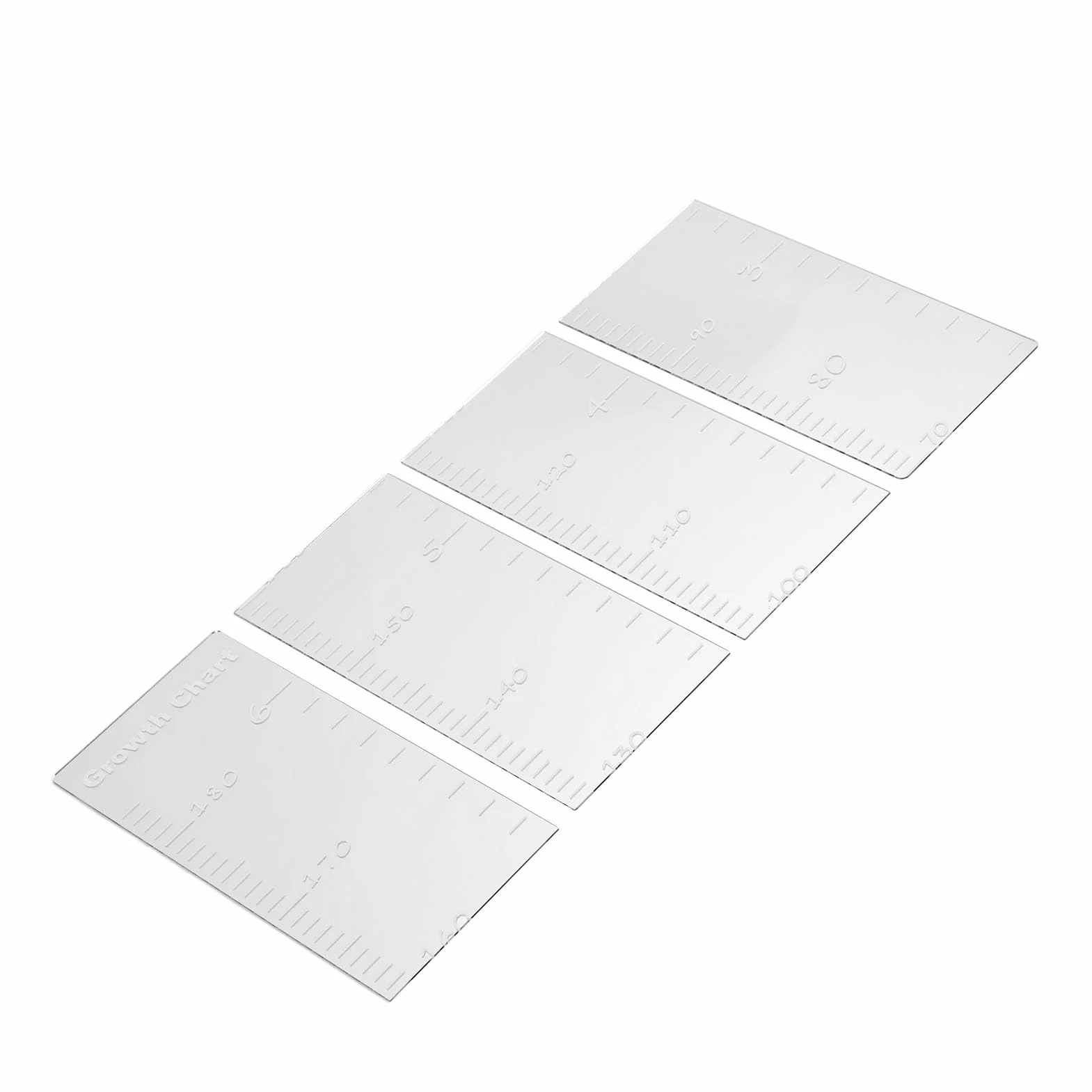 Miroir autocollant mural acrylique incassable pour règle de hauteur enfant BYERZ