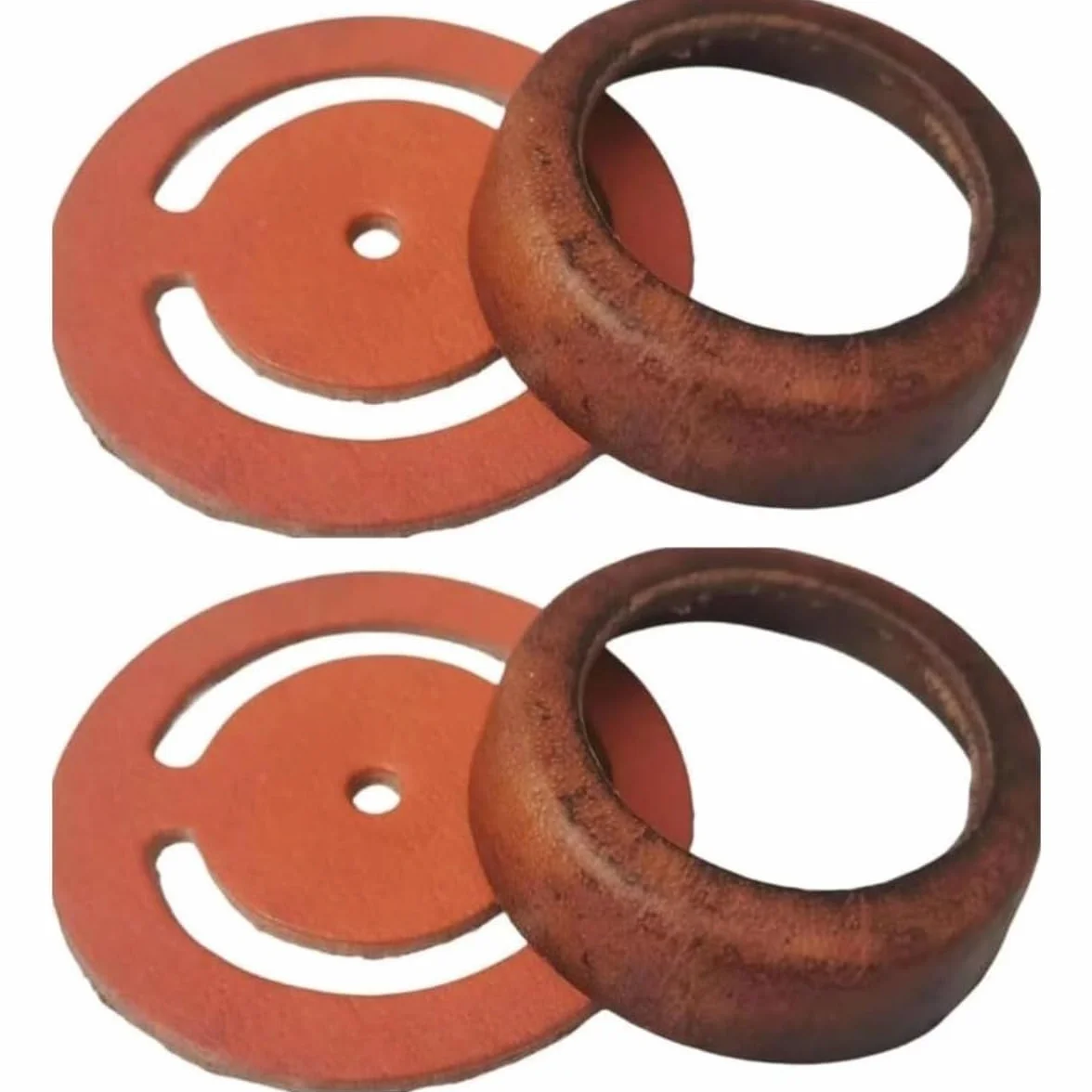 Manchons en cuir pour pompe à bras - Joints de pompe - Pièces de rechange - Marron - Cuir de vachette