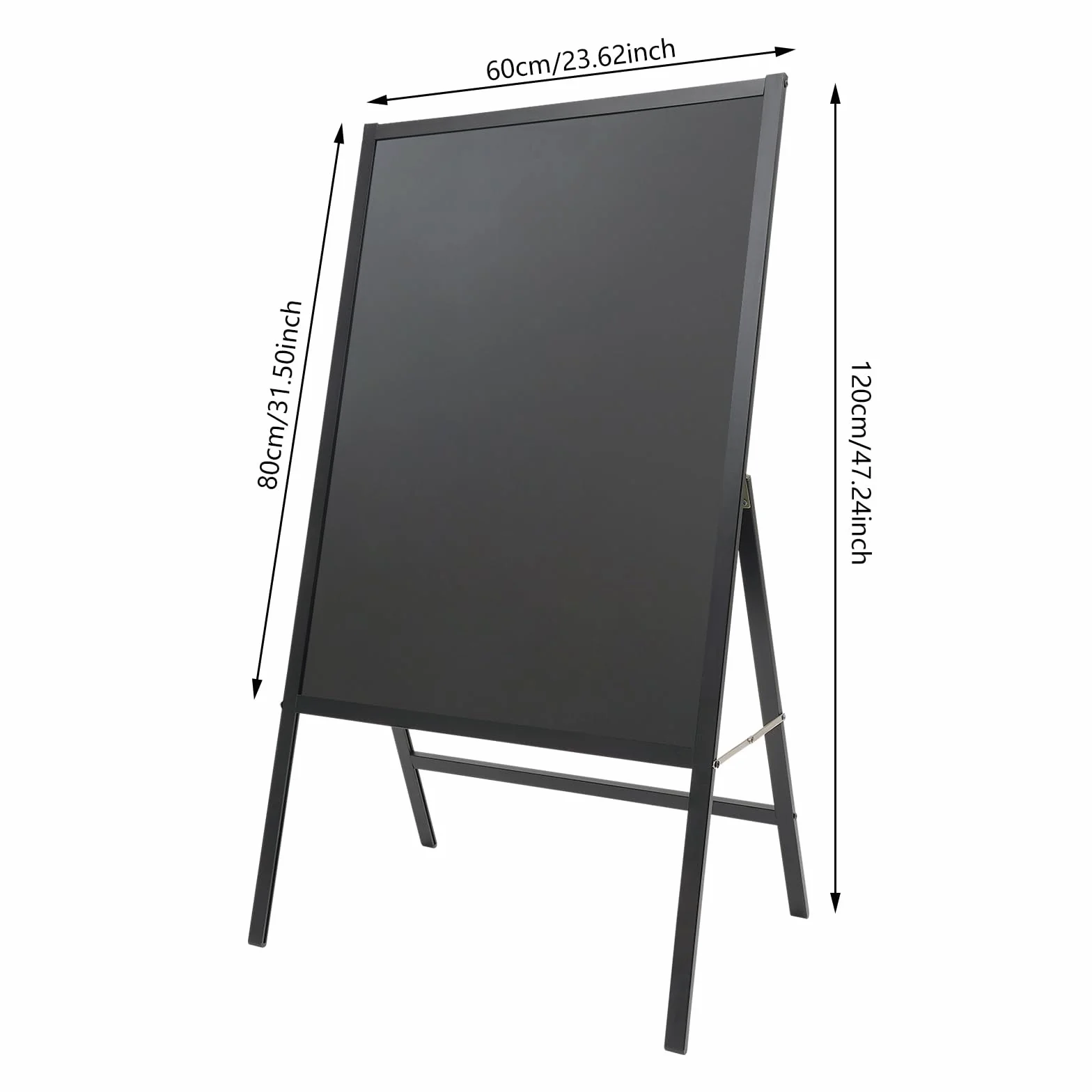 Tableau d'écriture LED sur pied 60 x 80 cm, lumineux, effaçable, 11 modes, télécommande