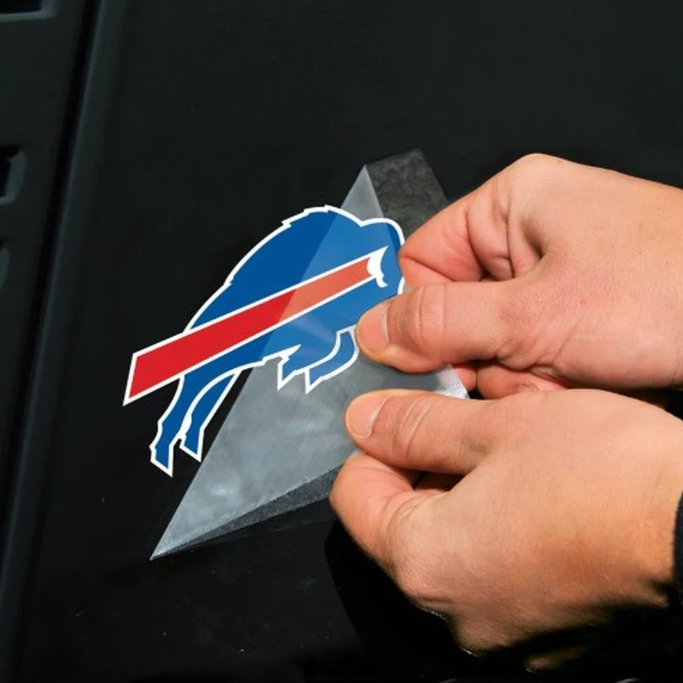 NFL Buffalo Bills 63038011 Perfect Cut Color Decal, 4" x 4", Black