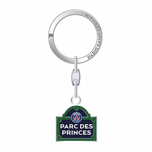 PSG 172PSG601RUE PSG Porte-clefs Plaque de Rue Parc Métal 18 x 8,4 x 1,5 cm